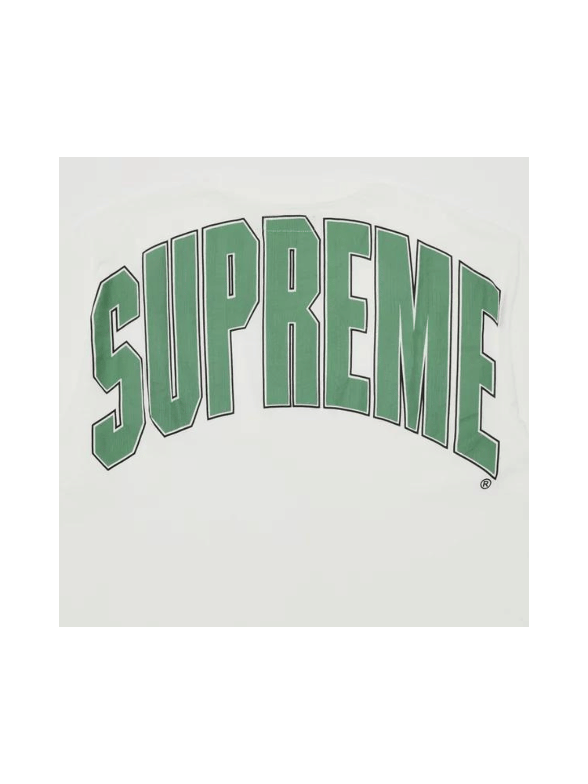 Supreme Cracked Back Arc Short - Sleeve T - Shirt (White)