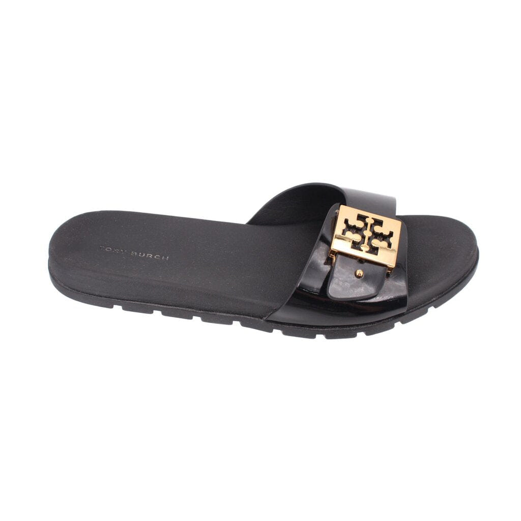 Tory Burch MELLOW SLIDE SANDALS BLACK 7 US