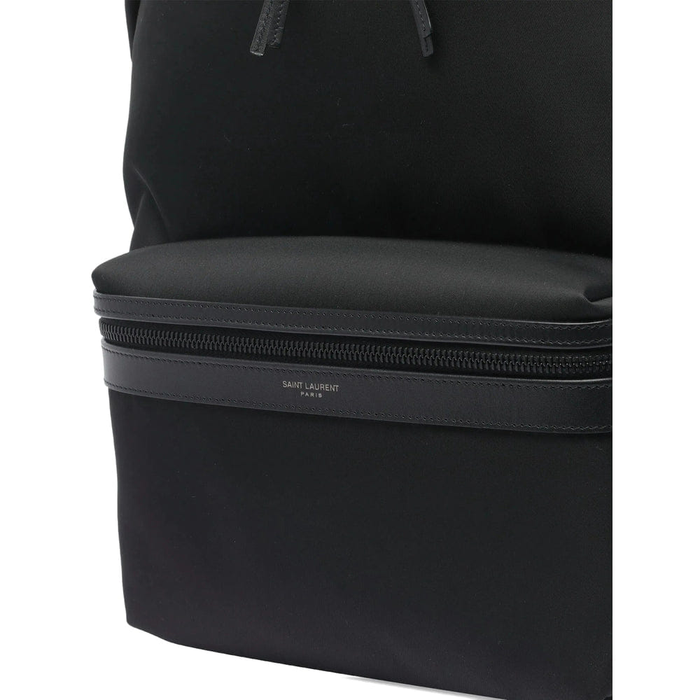Saint Laurent Black Backpacks Men