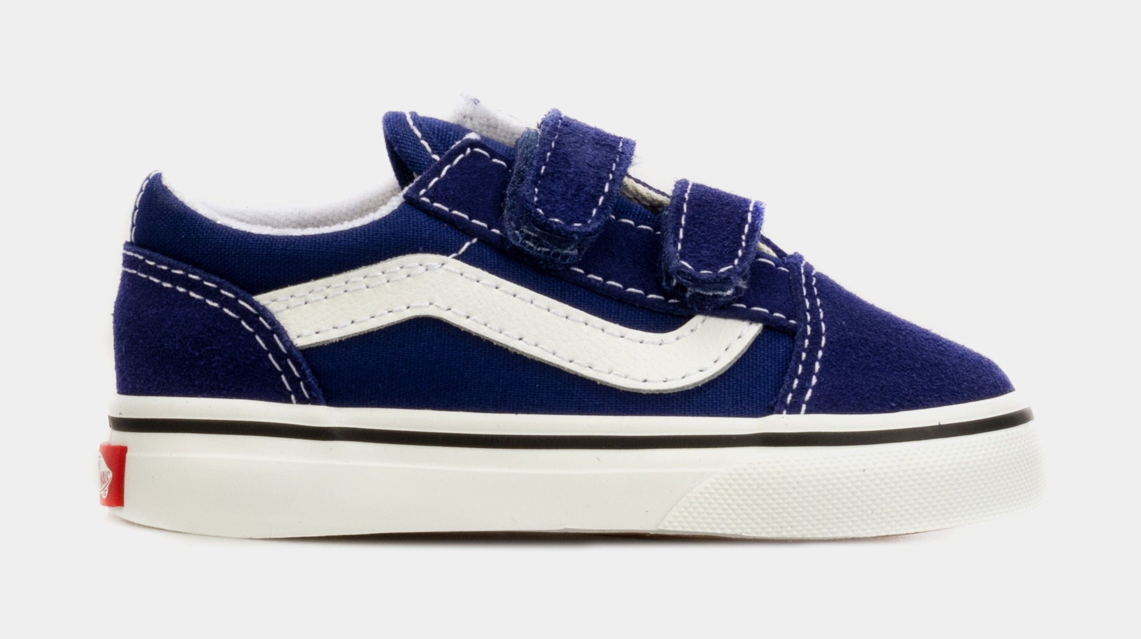 Vans Old Skool Infant Toddler Skate Shoes (Blue/White)