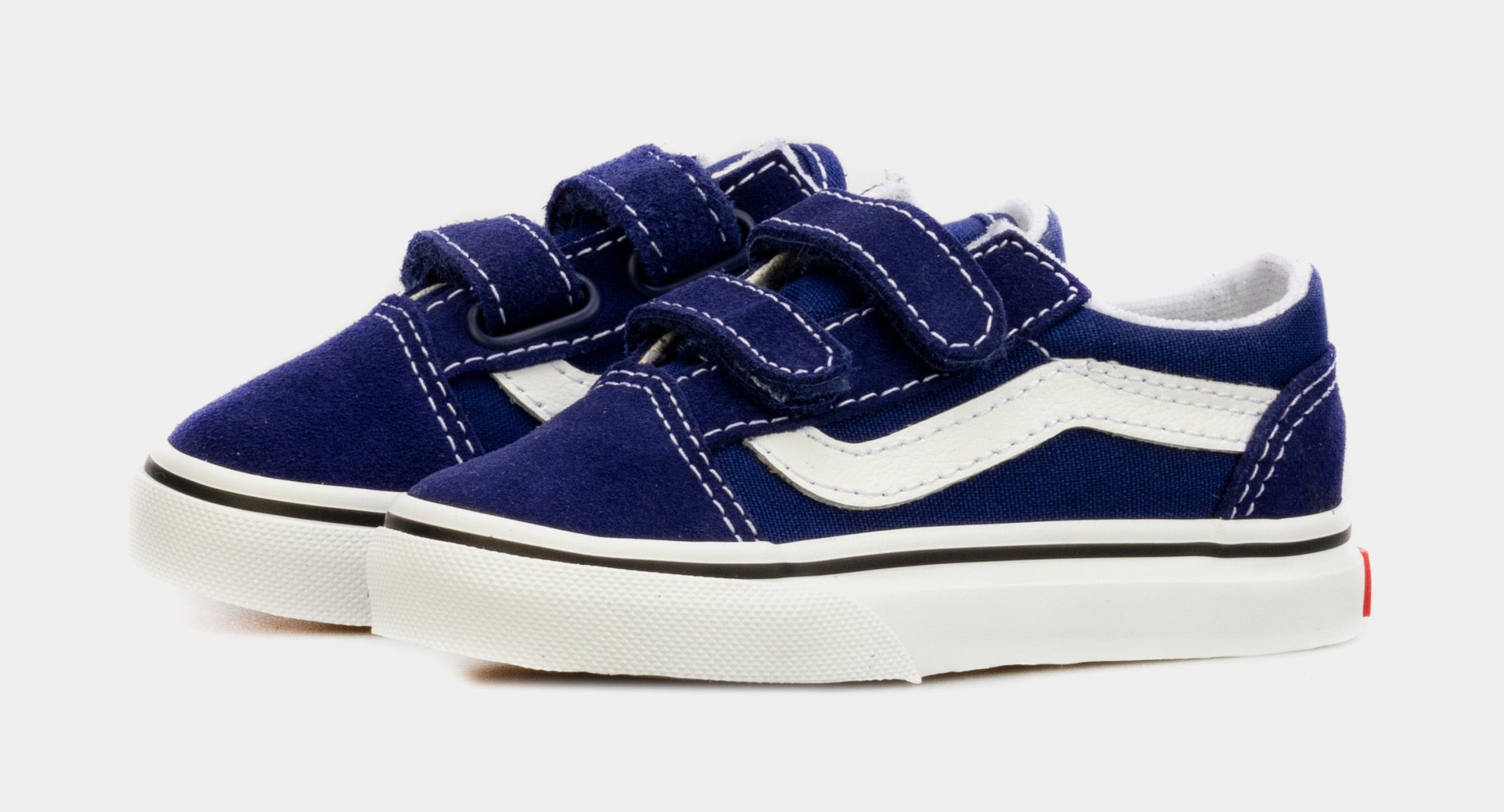 Vans Old Skool Infant Toddler Skate Shoes (Blue/White)