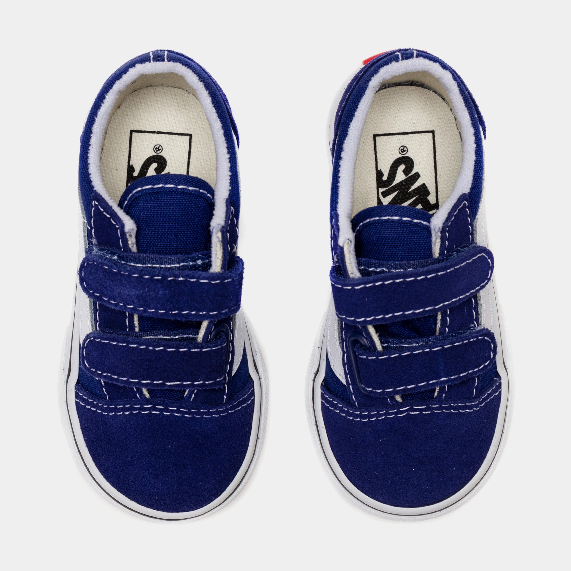 Vans Old Skool Infant Toddler Skate Shoes (Blue/White)