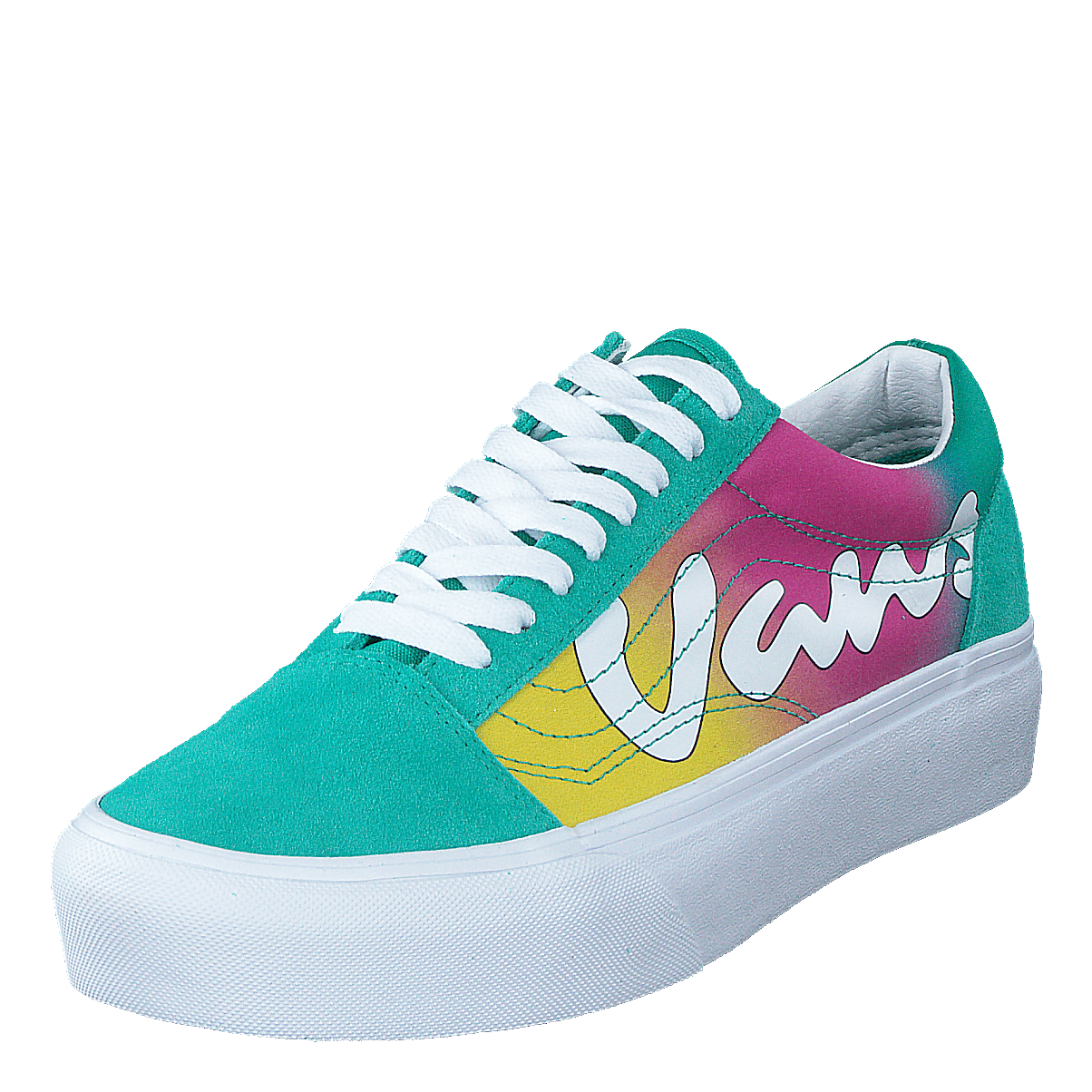 Vans Ua Old Skool Platform (spring Fade)atlantstrwht