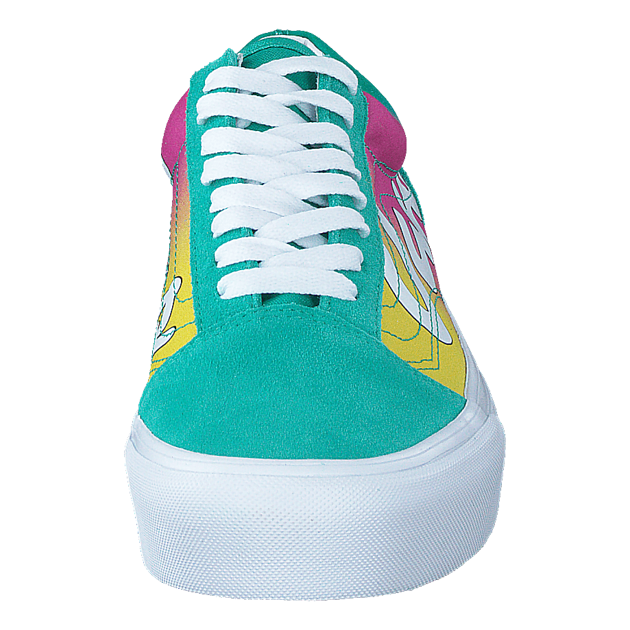 Vans Ua Old Skool Platform (spring Fade)atlantstrwht