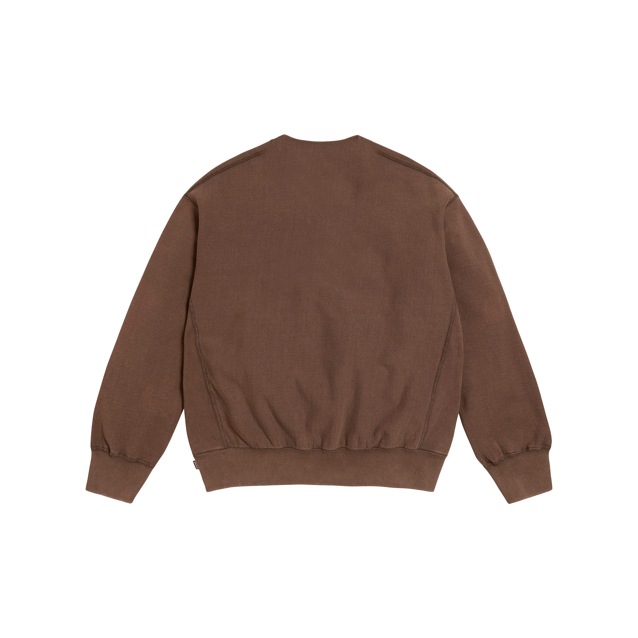 Supreme Washed Box Logo Crewneck Brown (SS25)