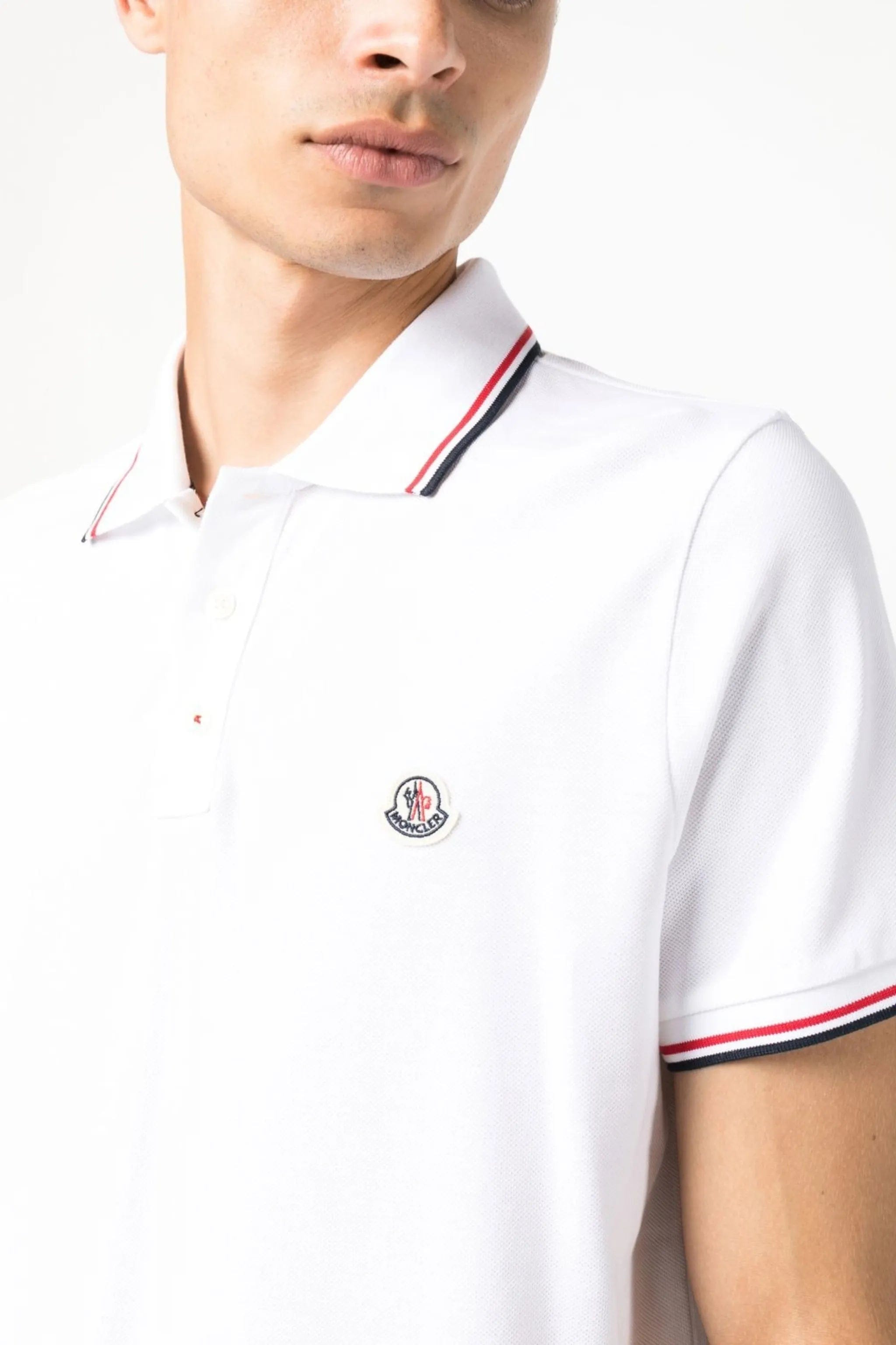 Moncler piquet polo shirt