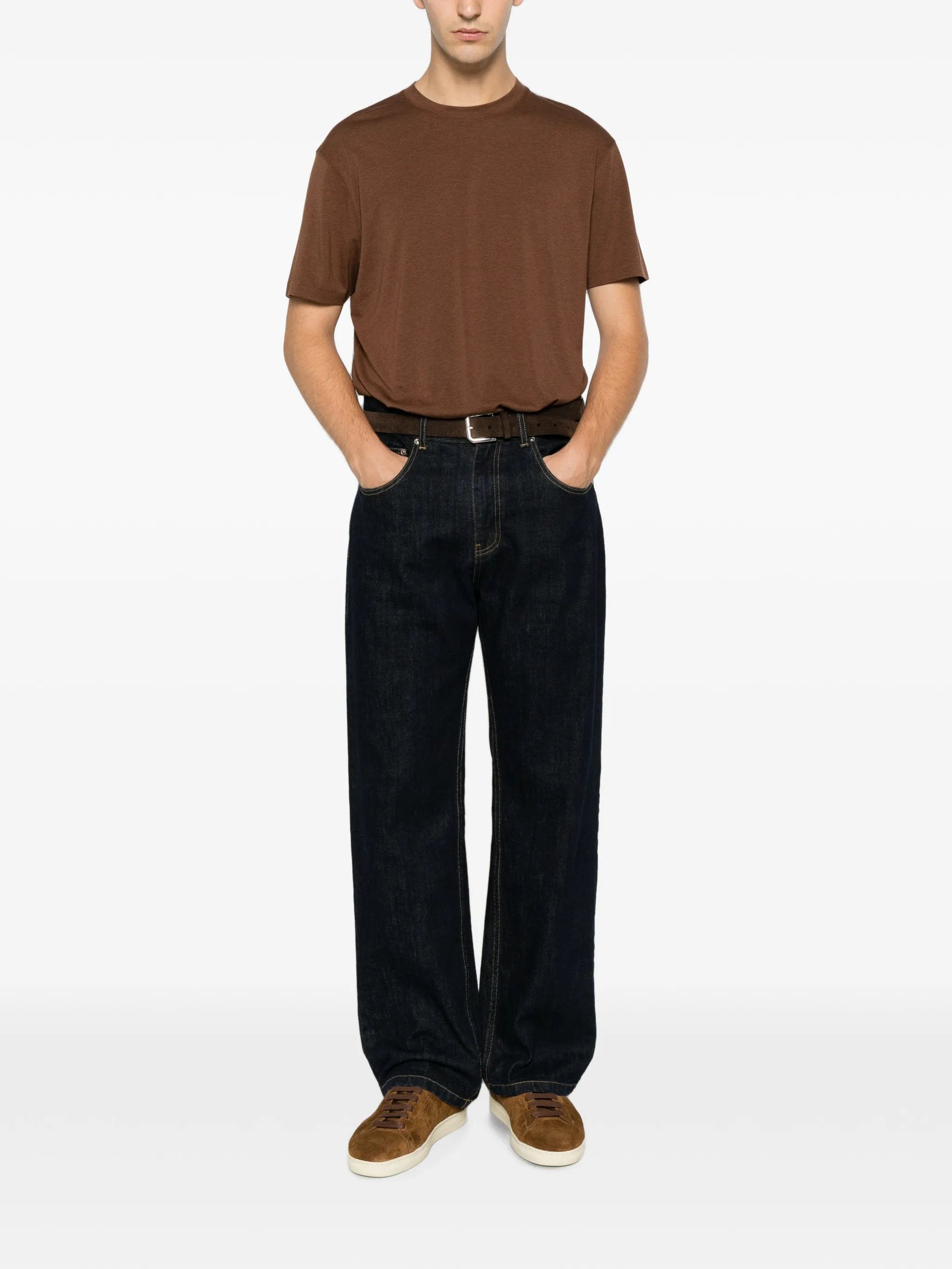 TOM FORD crew - neck short - sleeve T - shirt