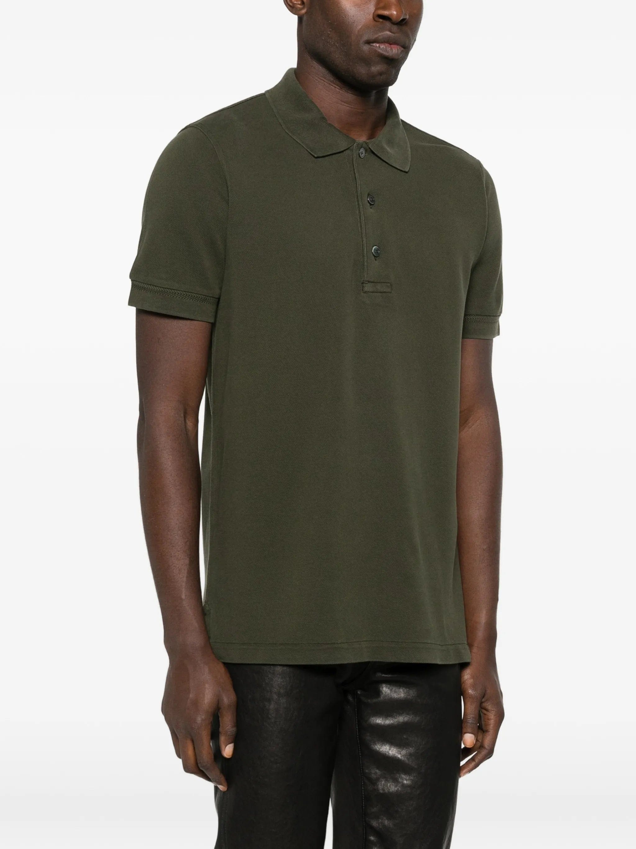 TOM FORD piqué polo shirt