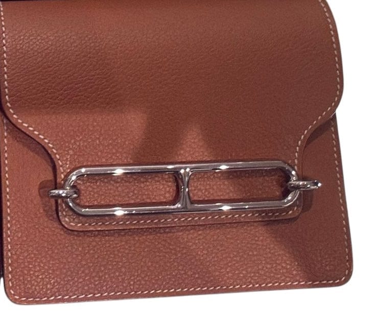 Hermes Roulis Slim Wallet in Gold Swift with PHW