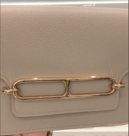 Hermes Roulis Slim Wallet in Dark Cream GHW Swift Leather