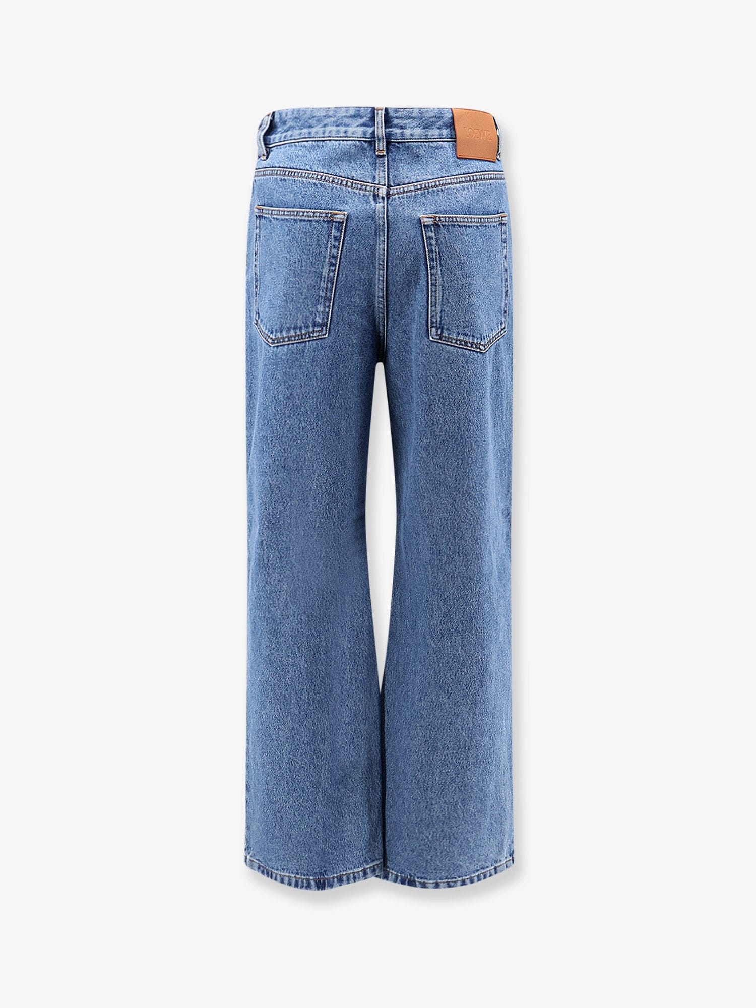 Loewe Anagram Baggy Jeans with embroidery on the front