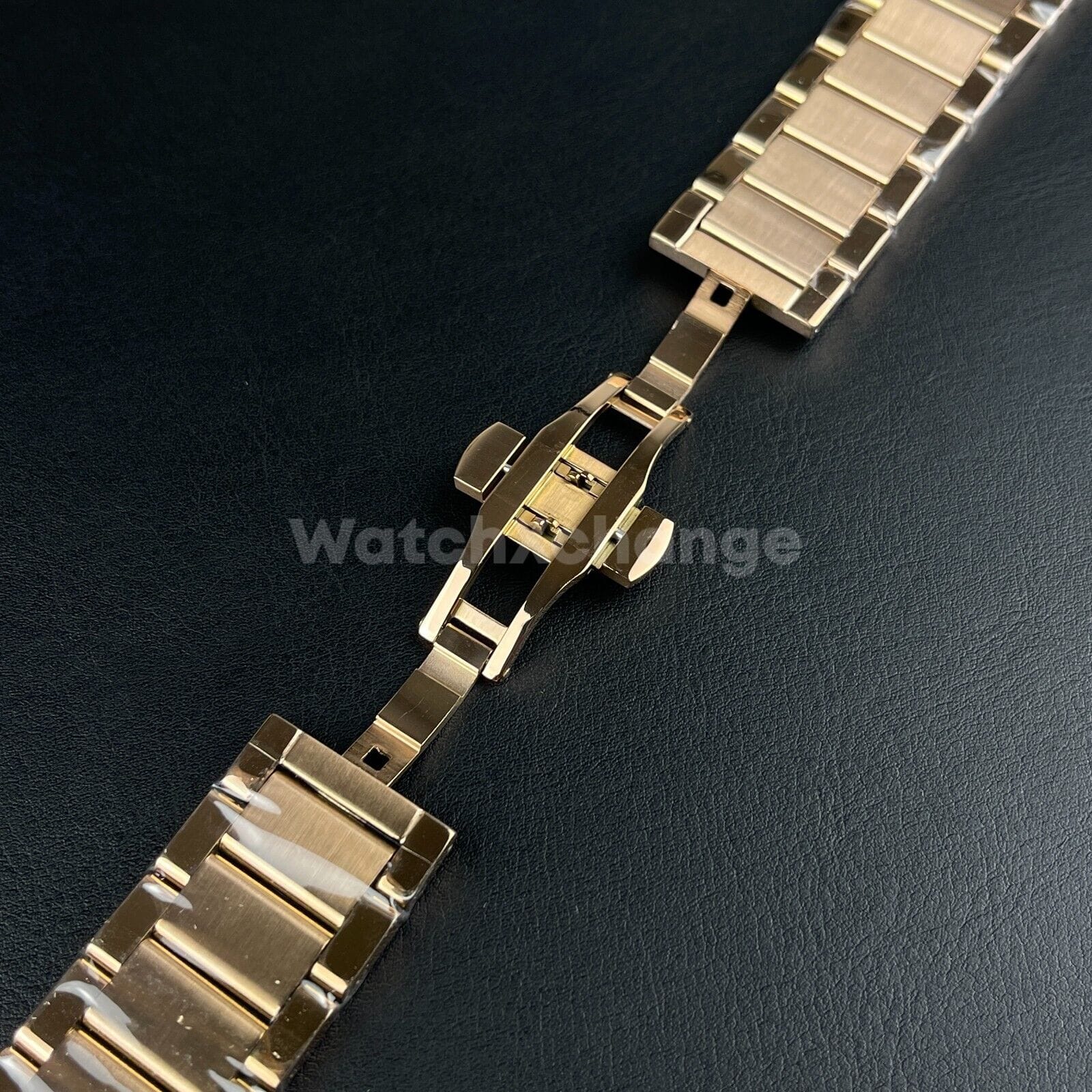 Hublot 27*19 mm Rose Gold Stainless Steel Watch Band Strap For HUBLOT BIG BANG Bracelet