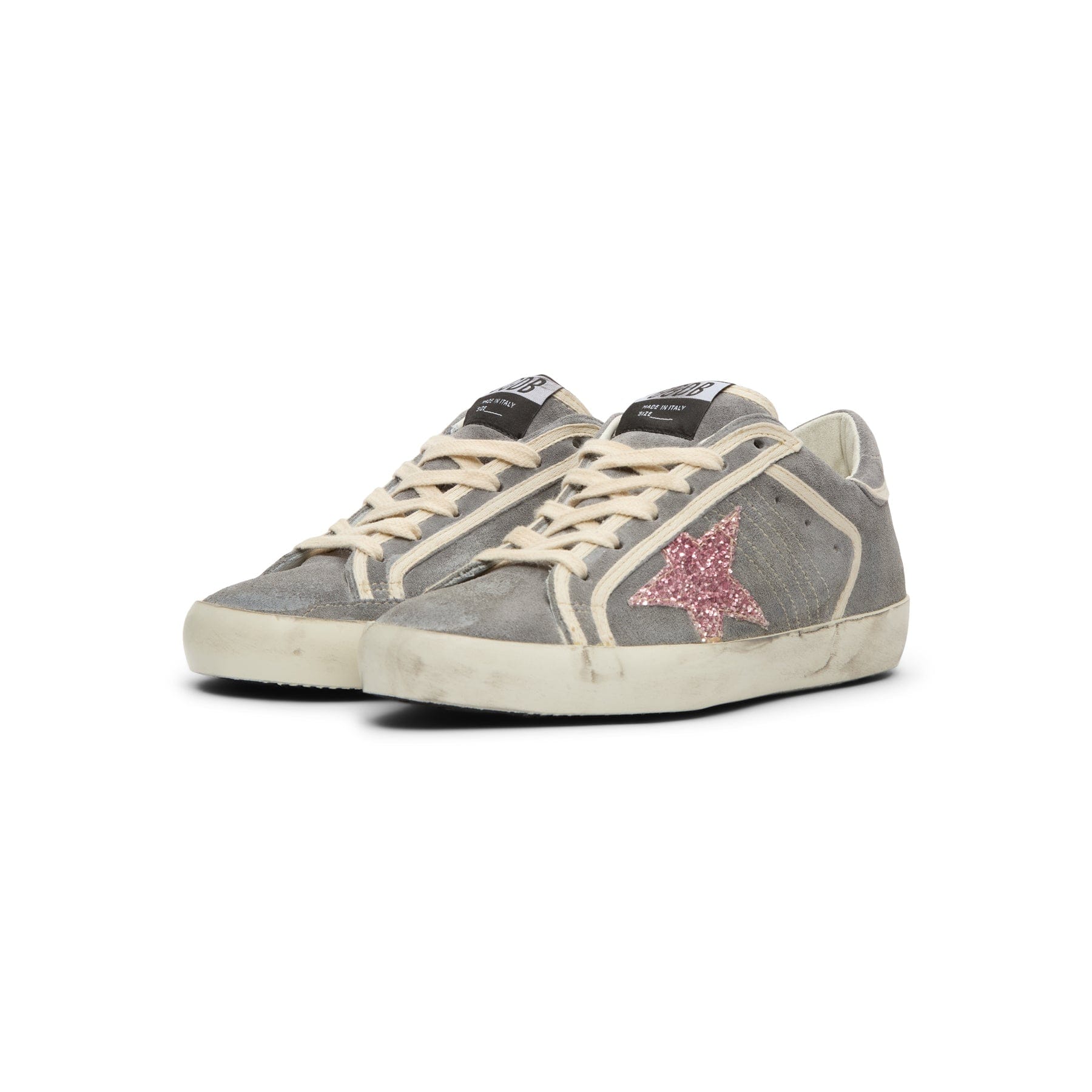 Golden Goose Super Star (Grey/Bubblegum pink)