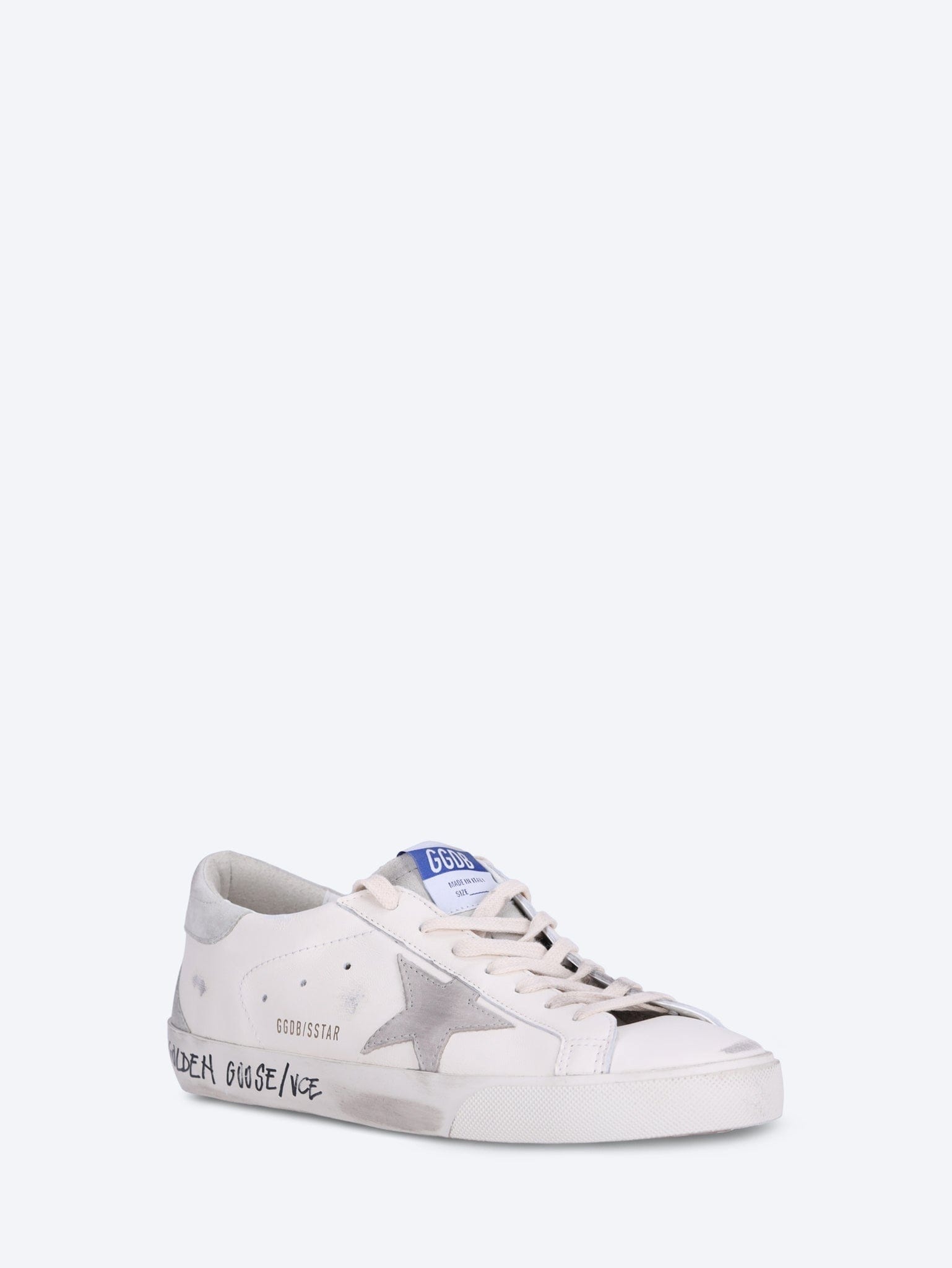 Golden Goose Super - star nappa upper nabuk star suede tongue heel and spur sneakers