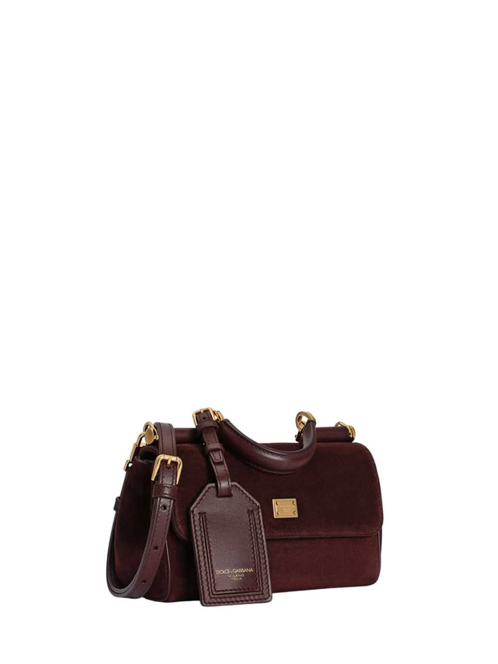 Dolce & Gabbana Women My Sicily Mini Handbag In Split Leather