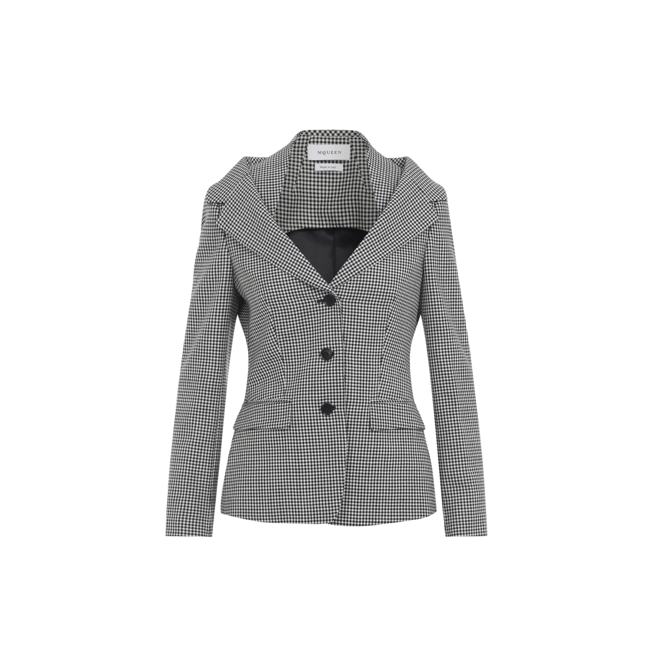 Alexander McQueen Off Shoulder Jacket Harness