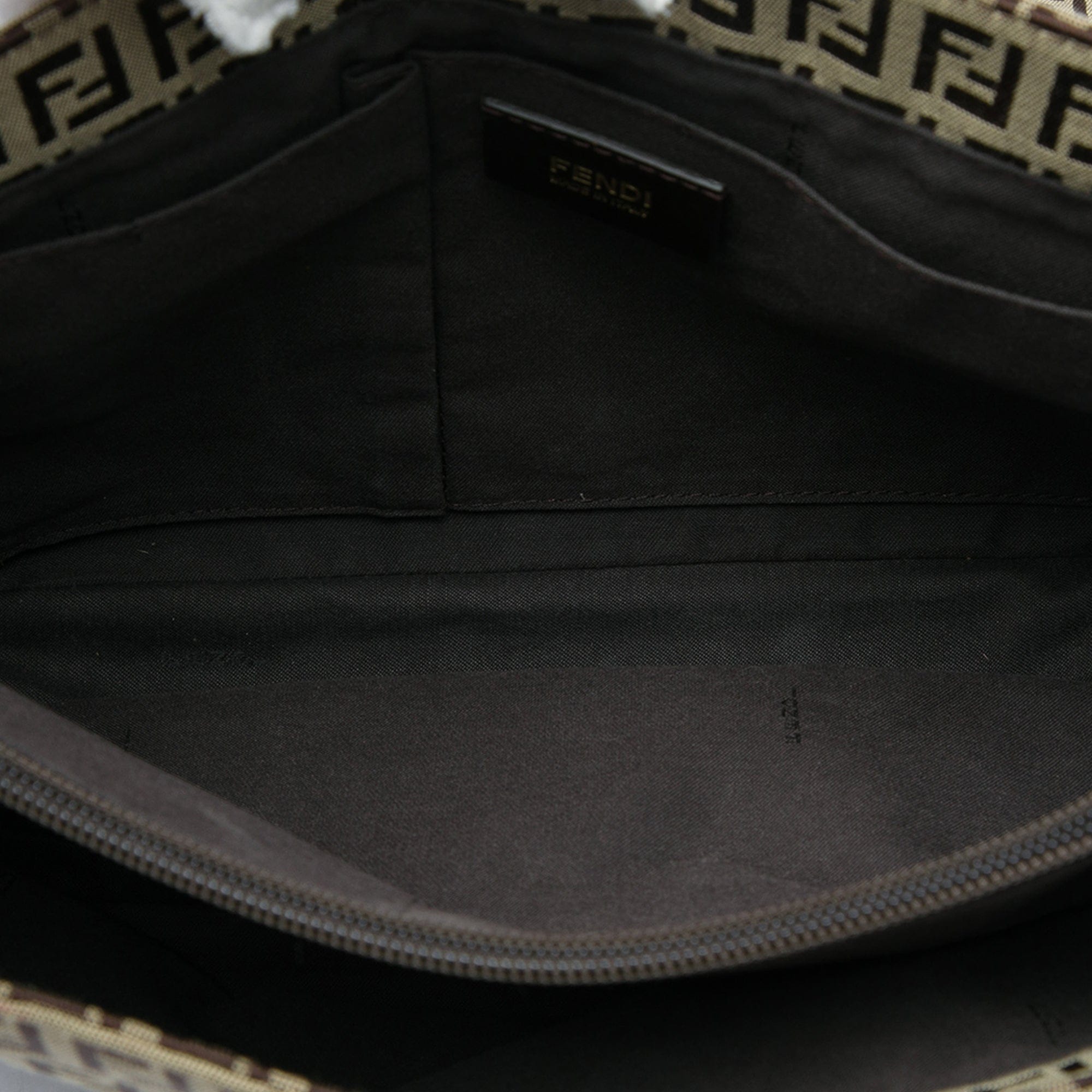Fendi Zucchino Canvas Messenger Bag