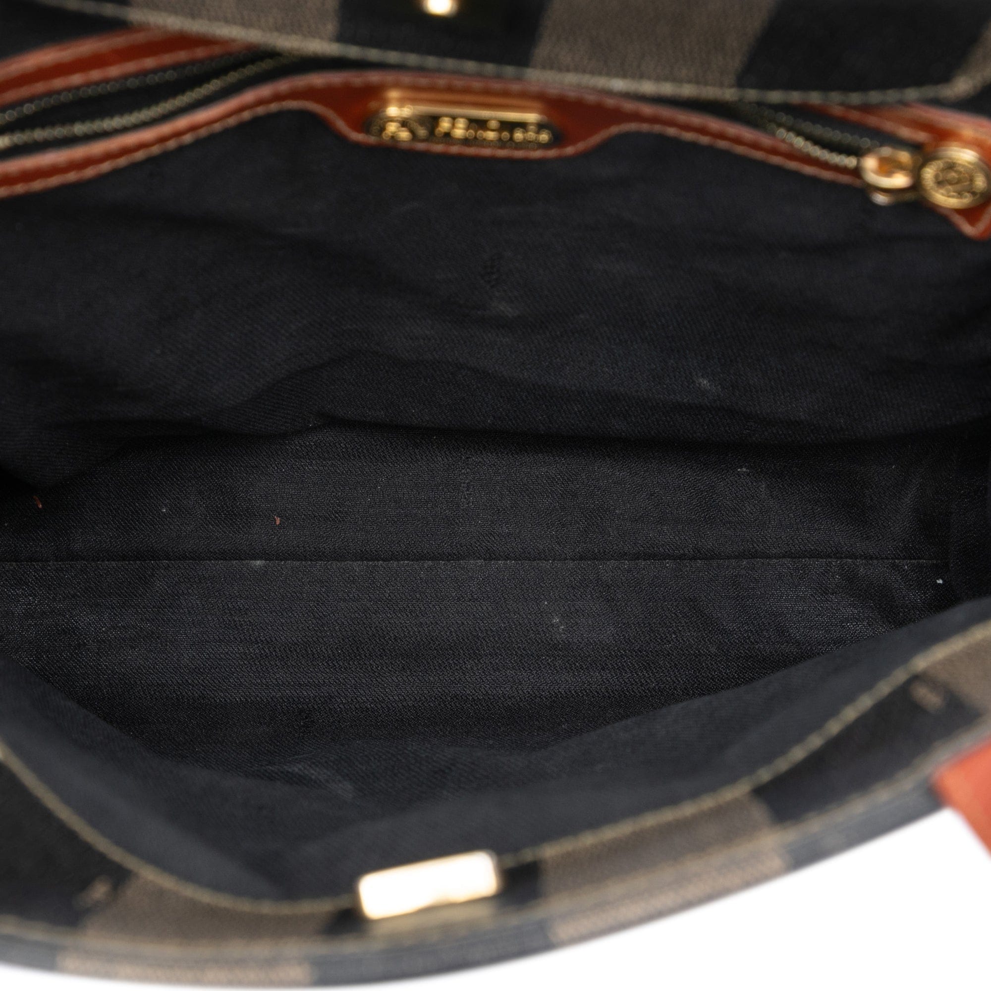 Fendi Pequin Coated Canvas FF Convertible Backpack