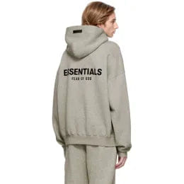 Fear Of God Essentials Dark Oatmeal Hoodie