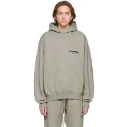 Fear Of God Essentials Dark Oatmeal Hoodie