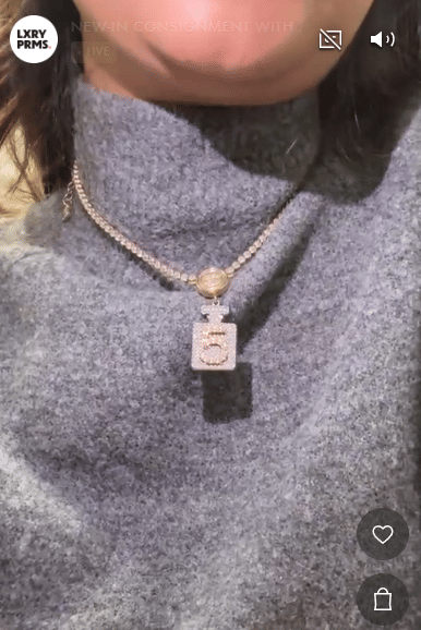 Chanel diamonte necklace ALC3905