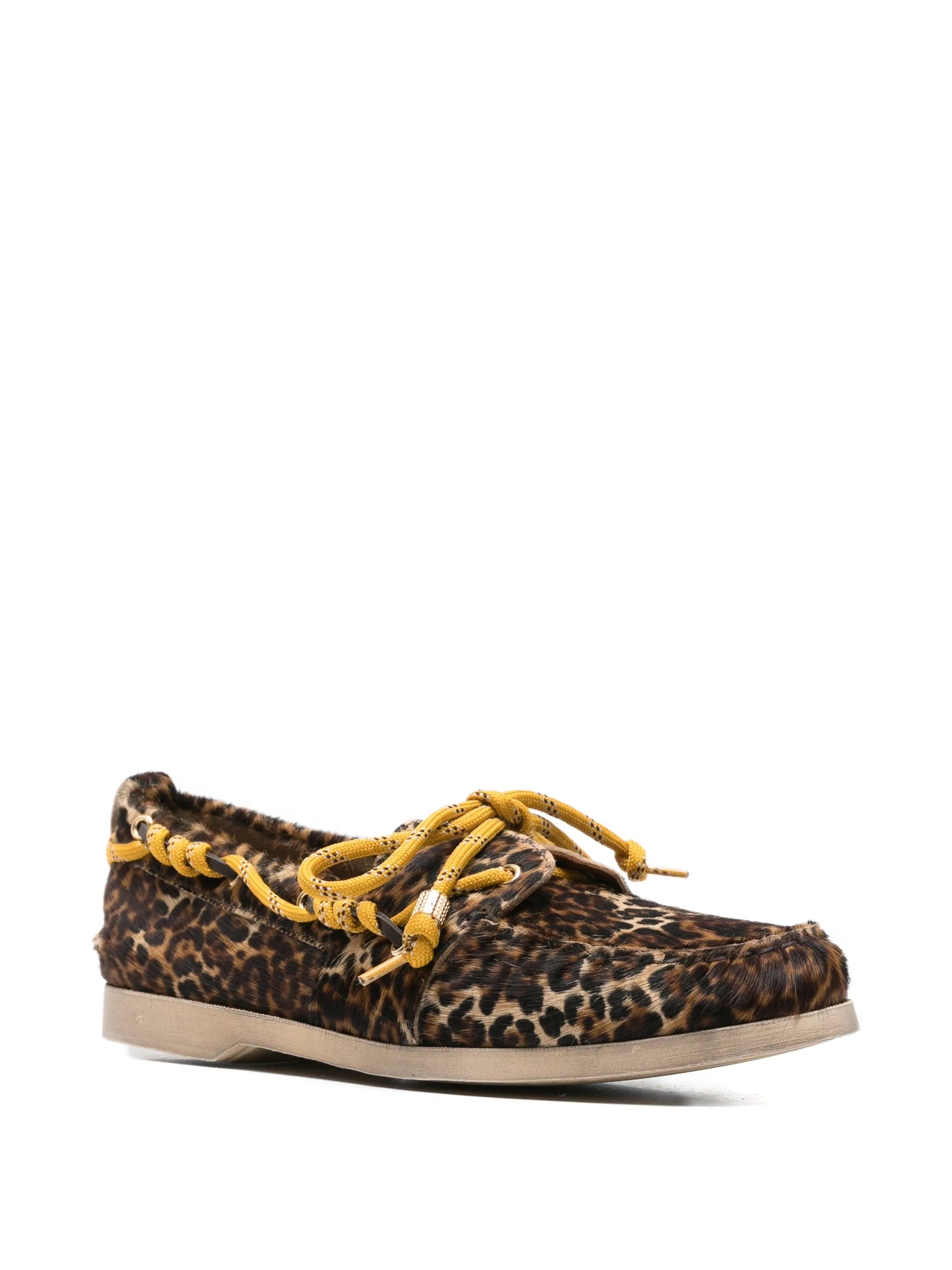 Golden Goose leopard - print loafers