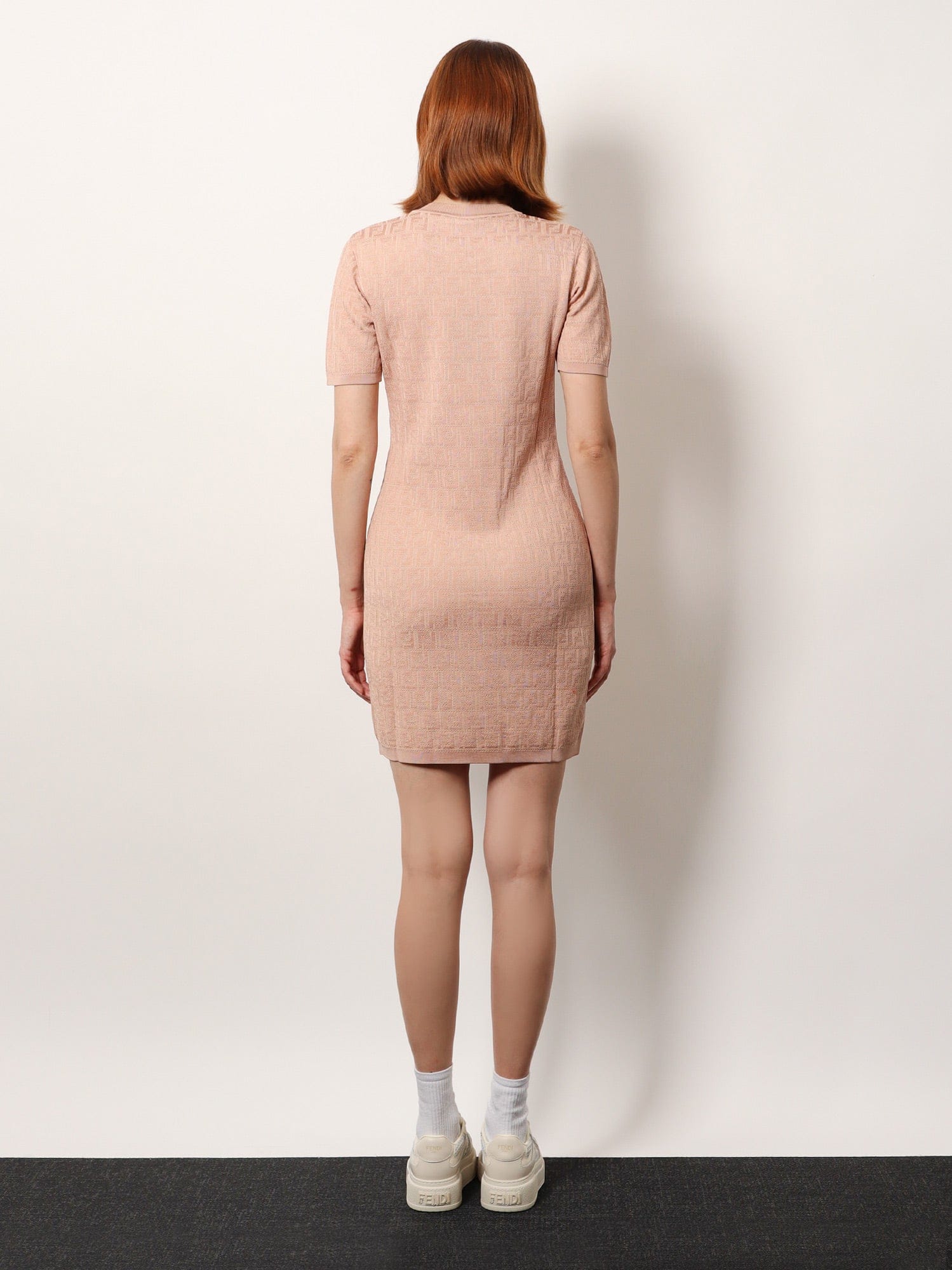 Fendi FF cotton and viscose dress