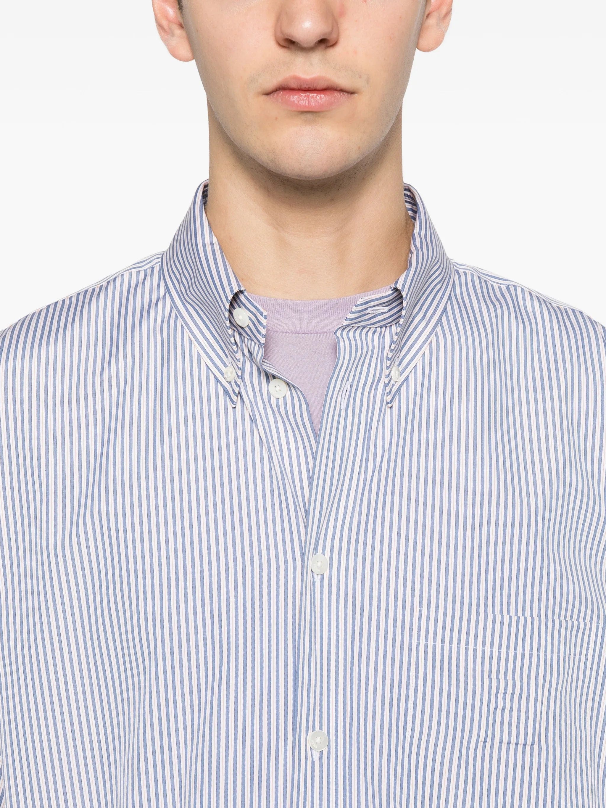 Fendi striped - pattern shirt