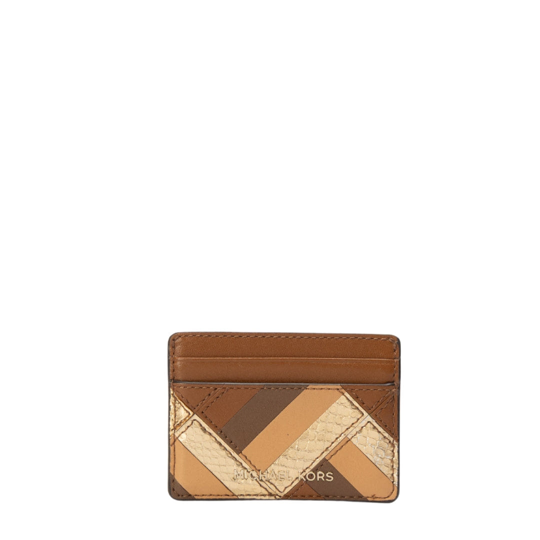 Michael Kors Hudson Brown Card Wallet