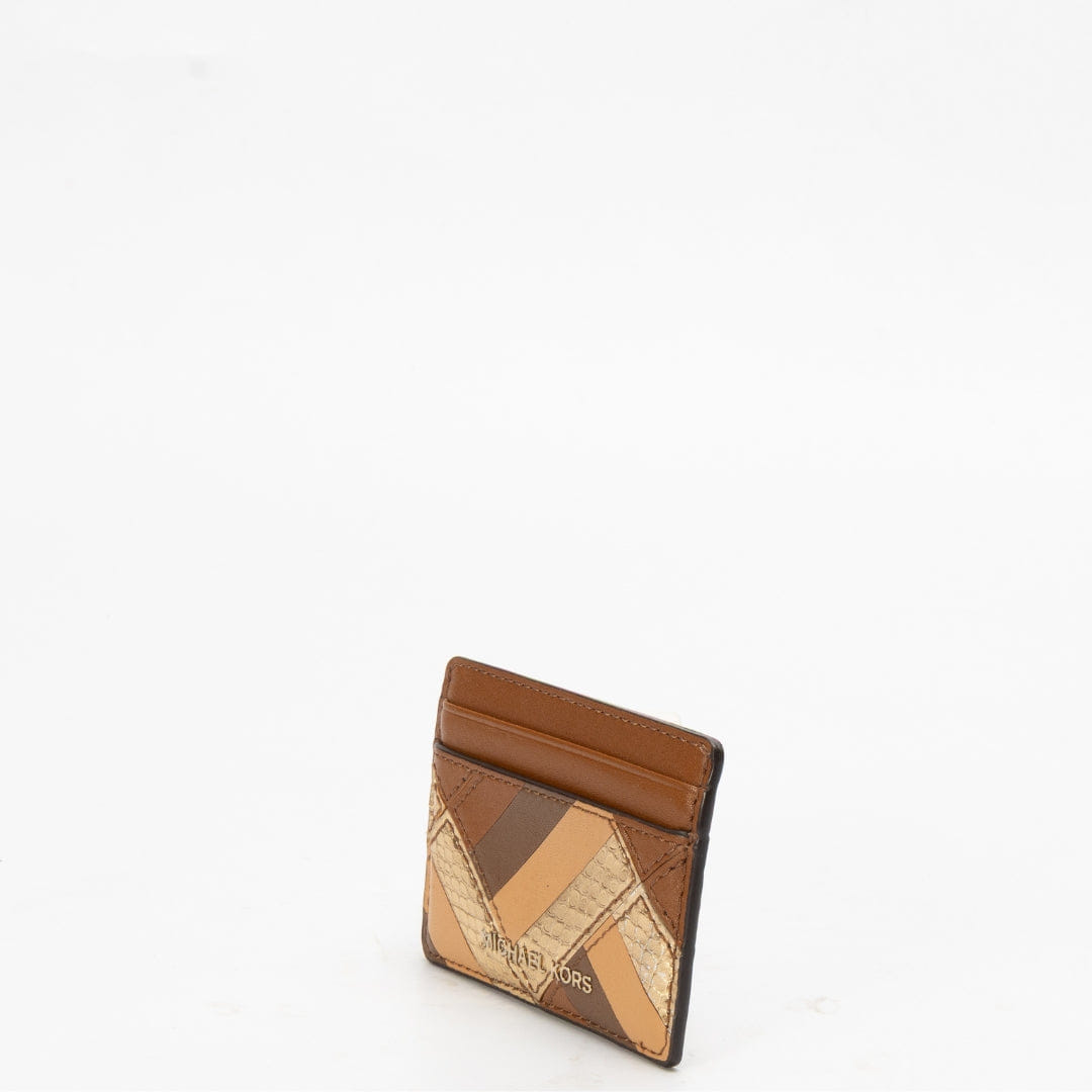 Michael Kors Hudson Brown Card Wallet