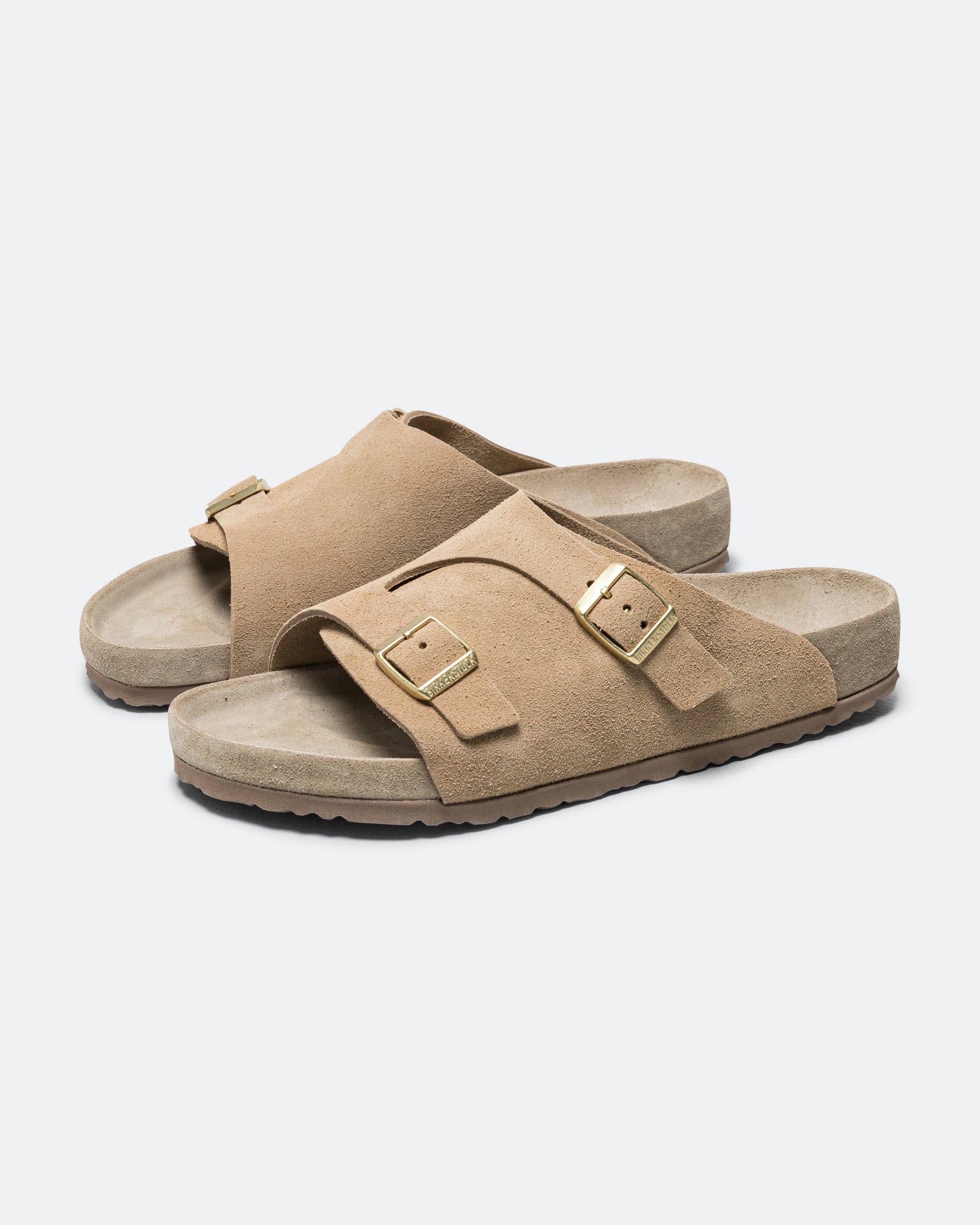 Birkenstock Zurich Exquisite - Taupe Suede Leather