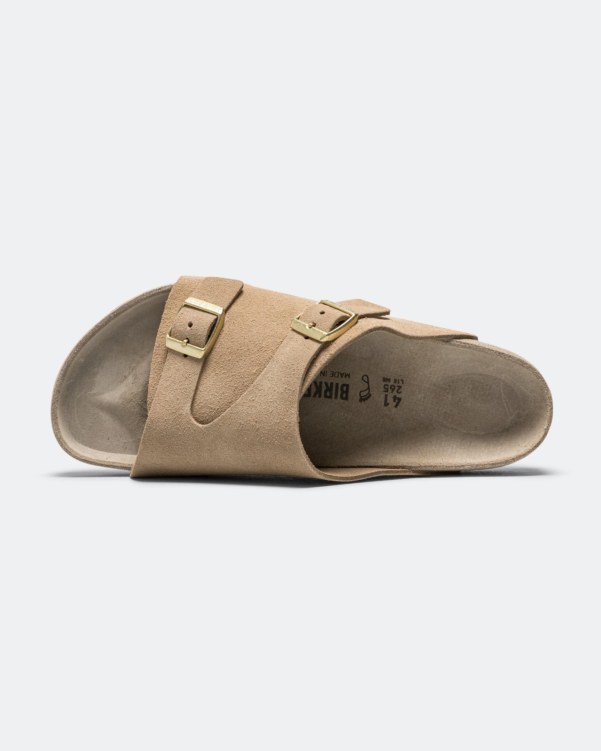 Birkenstock Zurich Exquisite - Taupe Suede Leather