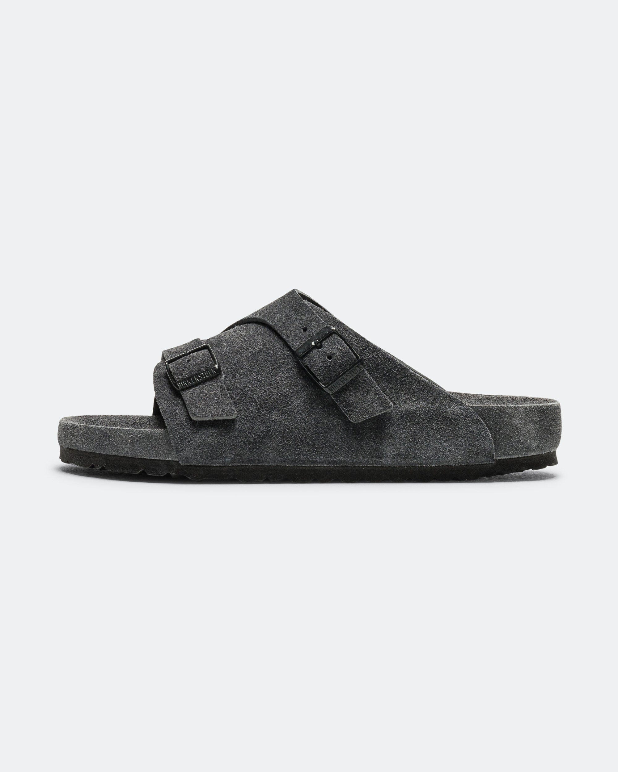 Birkenstock Zurich Exquisite - Charcoal Suede Leather