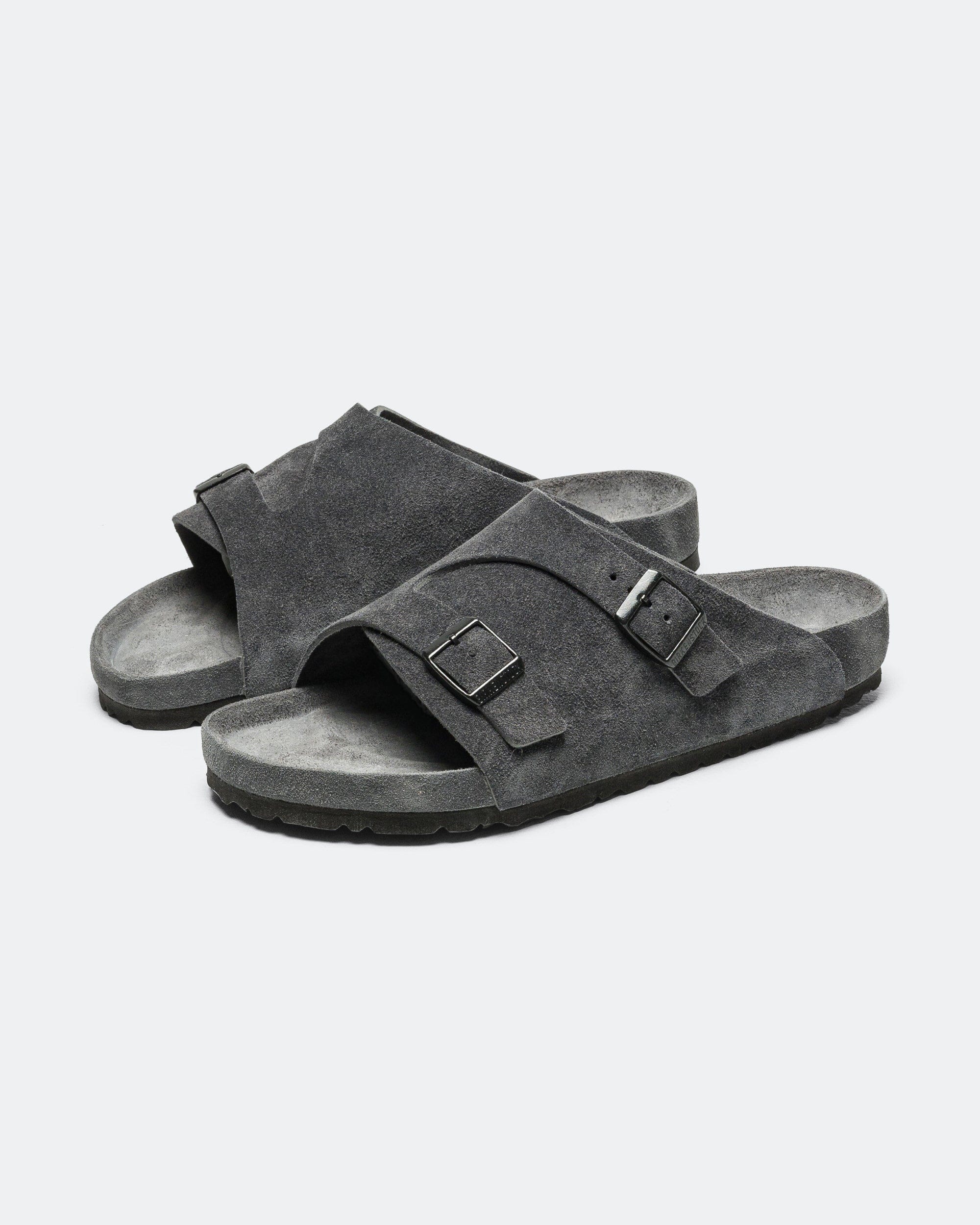 Birkenstock Zurich Exquisite - Charcoal Suede Leather