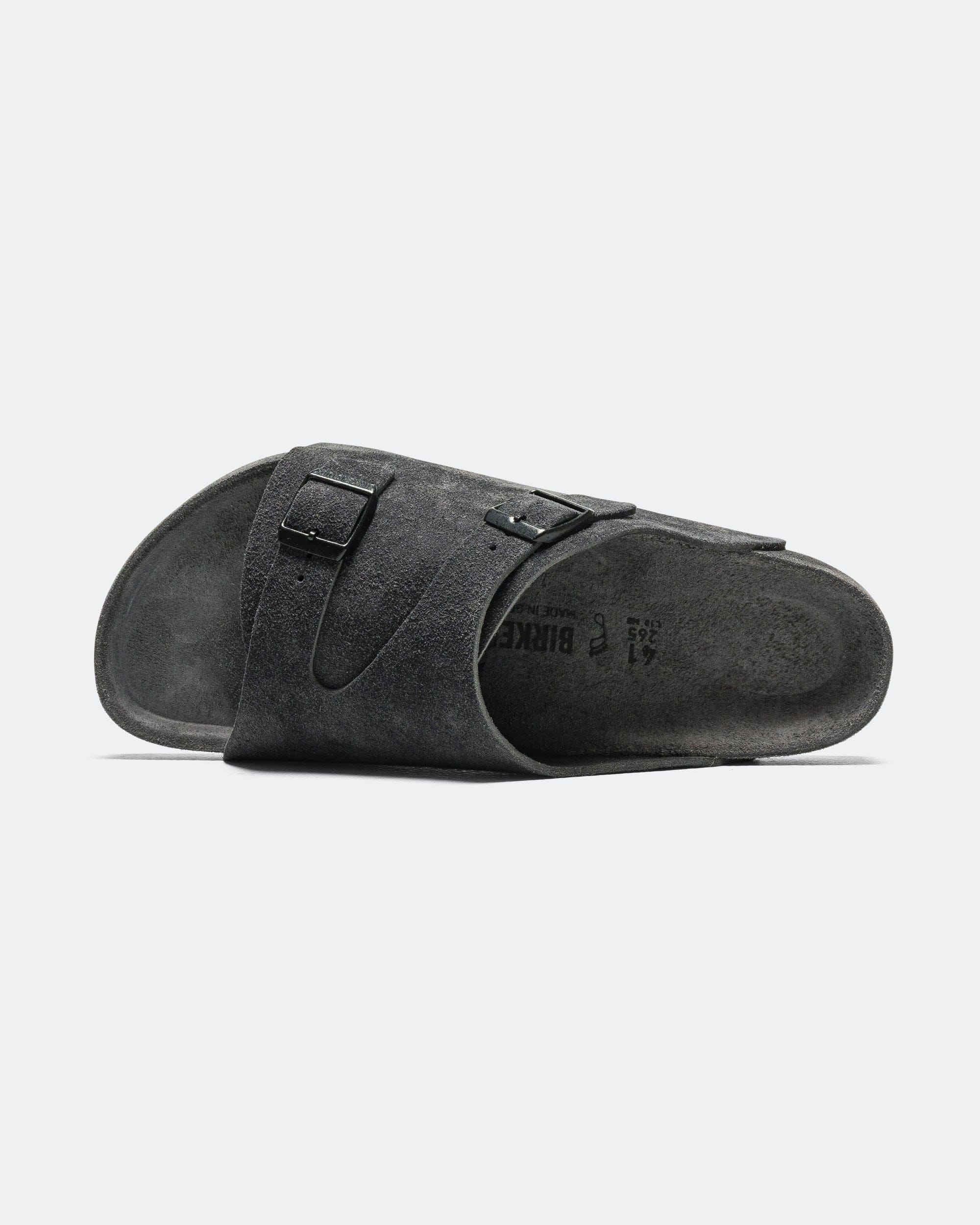 Birkenstock Zurich Exquisite - Charcoal Suede Leather