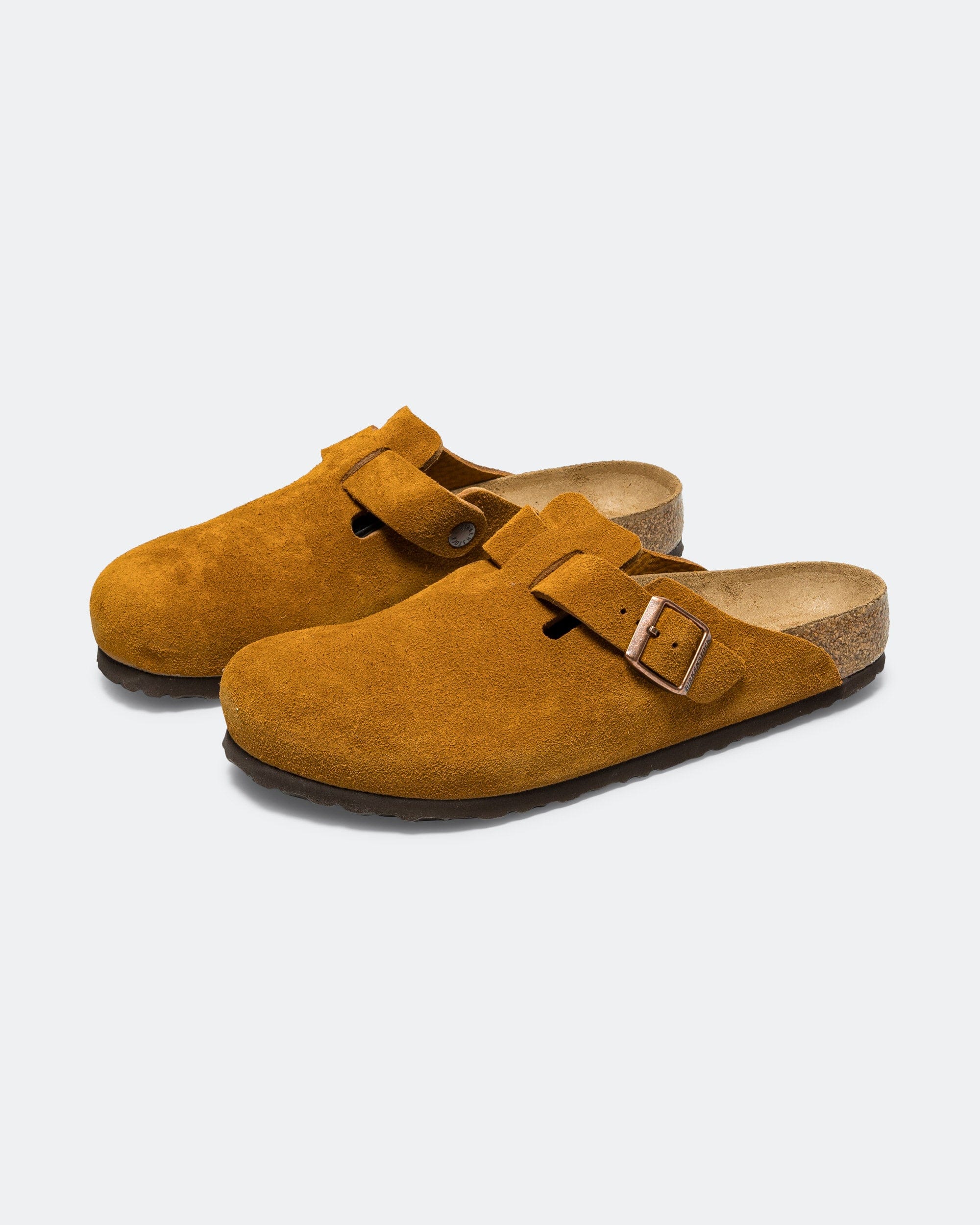 Birkenstock Boston SFB - Mink Suede Leather