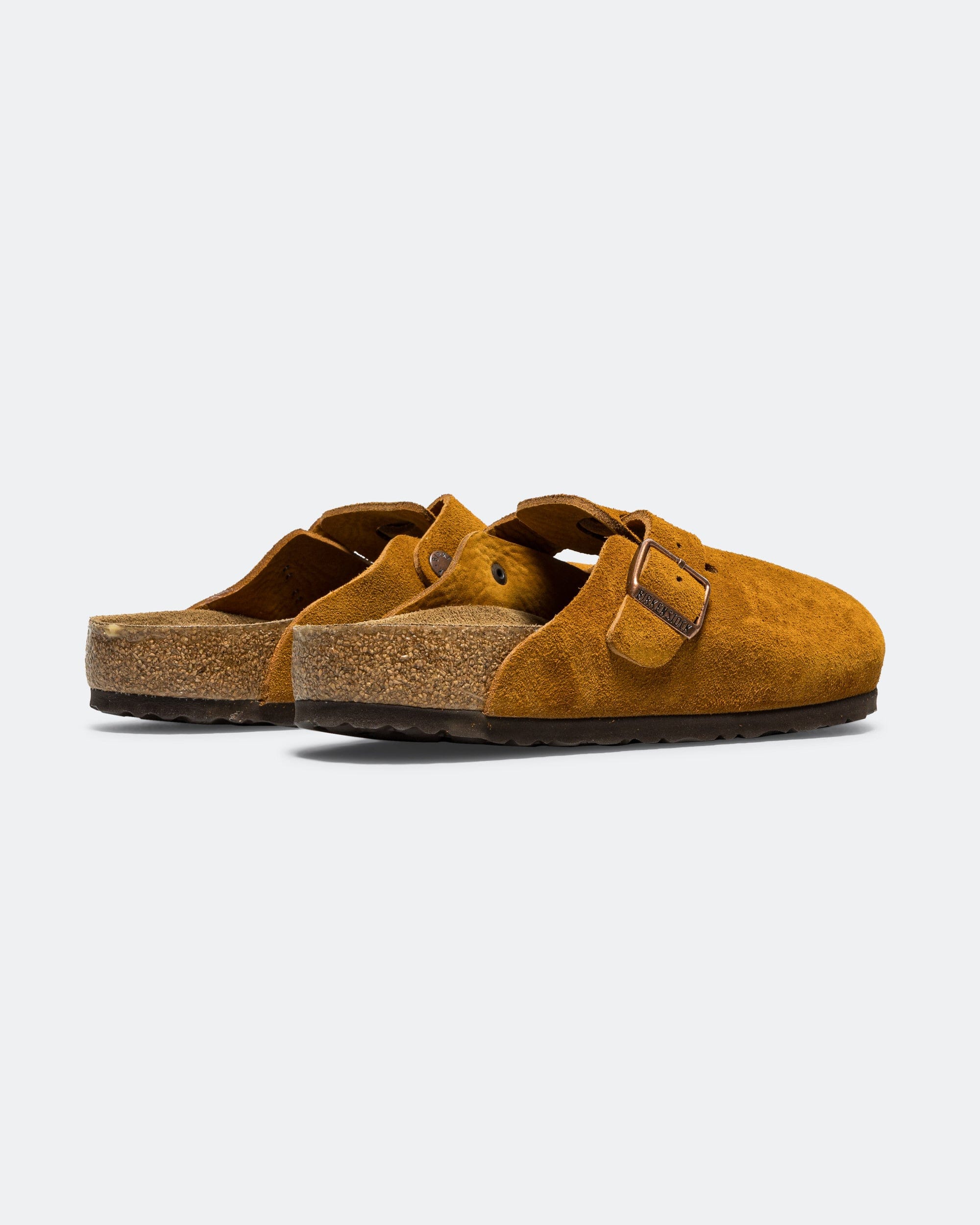 Birkenstock Boston SFB - Mink Suede Leather