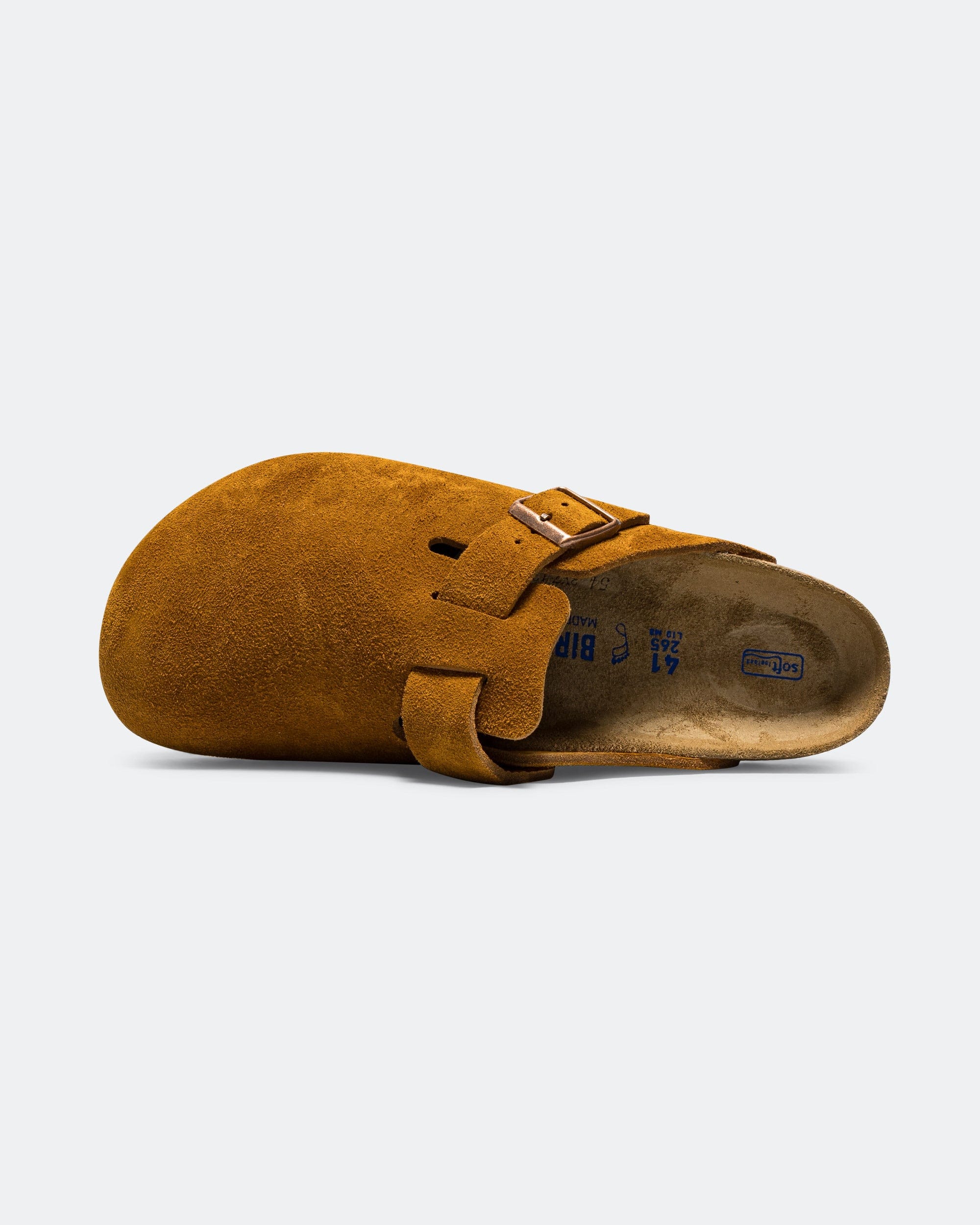 Birkenstock Boston SFB - Mink Suede Leather