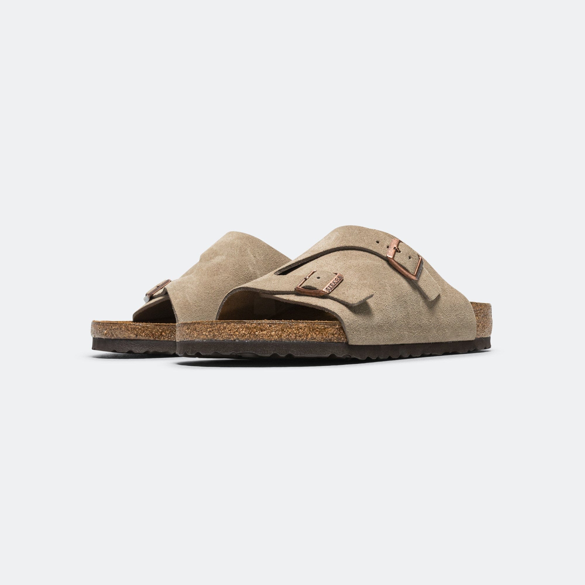 Birkenstock Zurich - Taupe Suede Leather