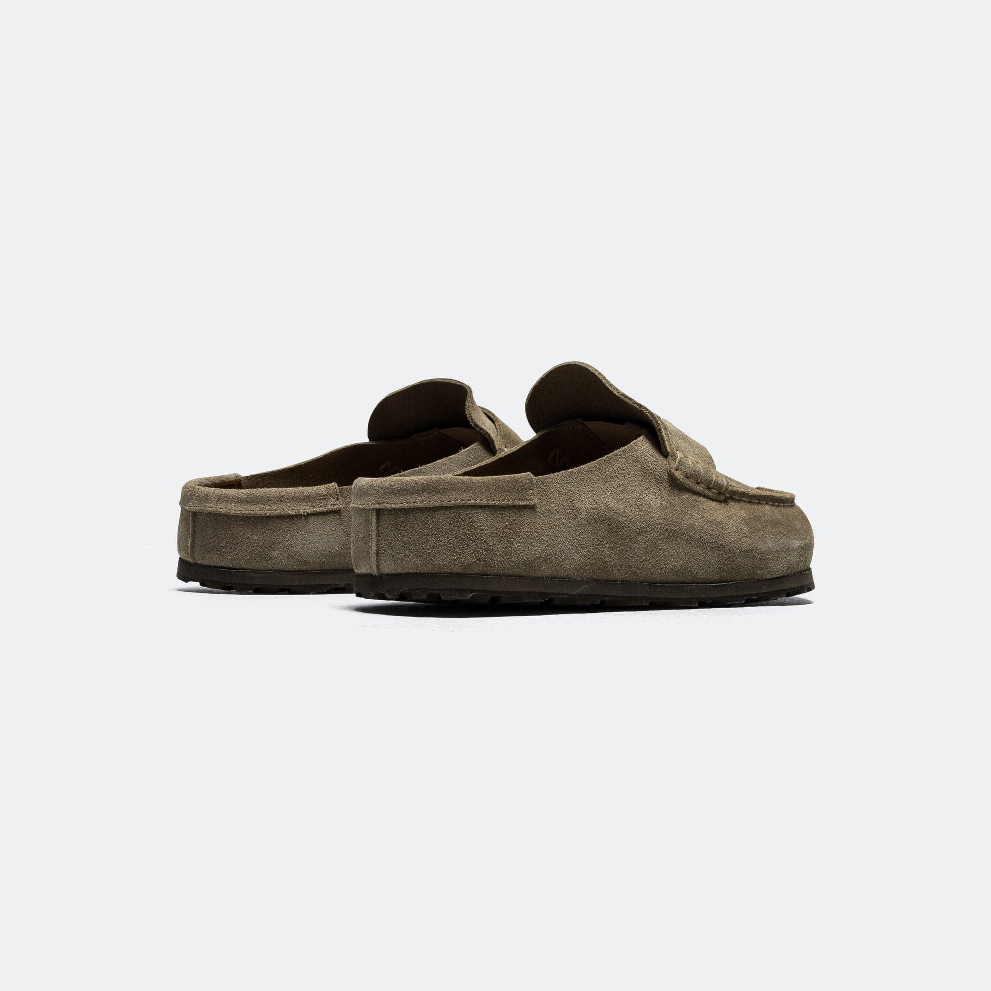 Birkenstock Naples Wrapped - Taupe Suede Leather