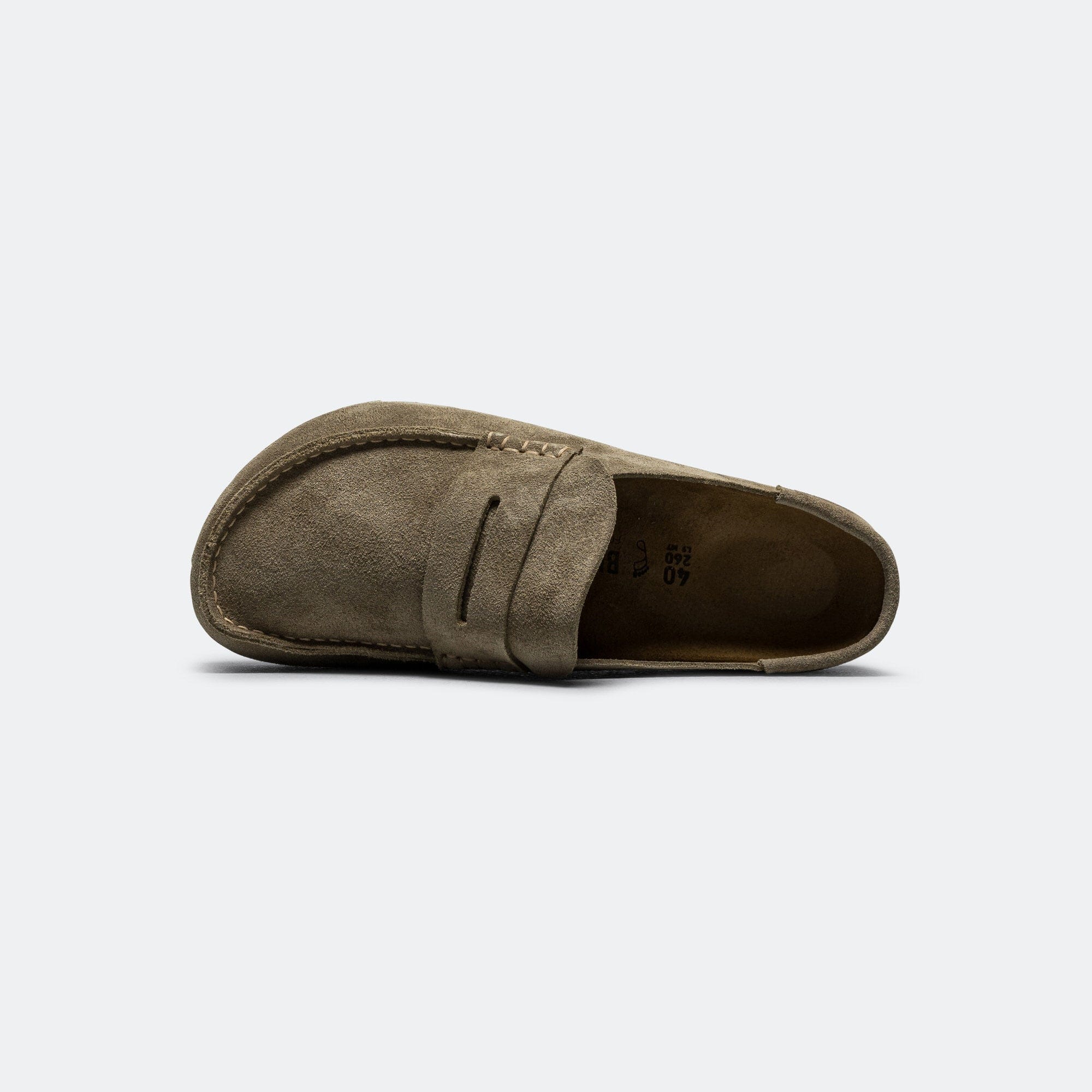 Birkenstock Naples Wrapped - Taupe Suede Leather