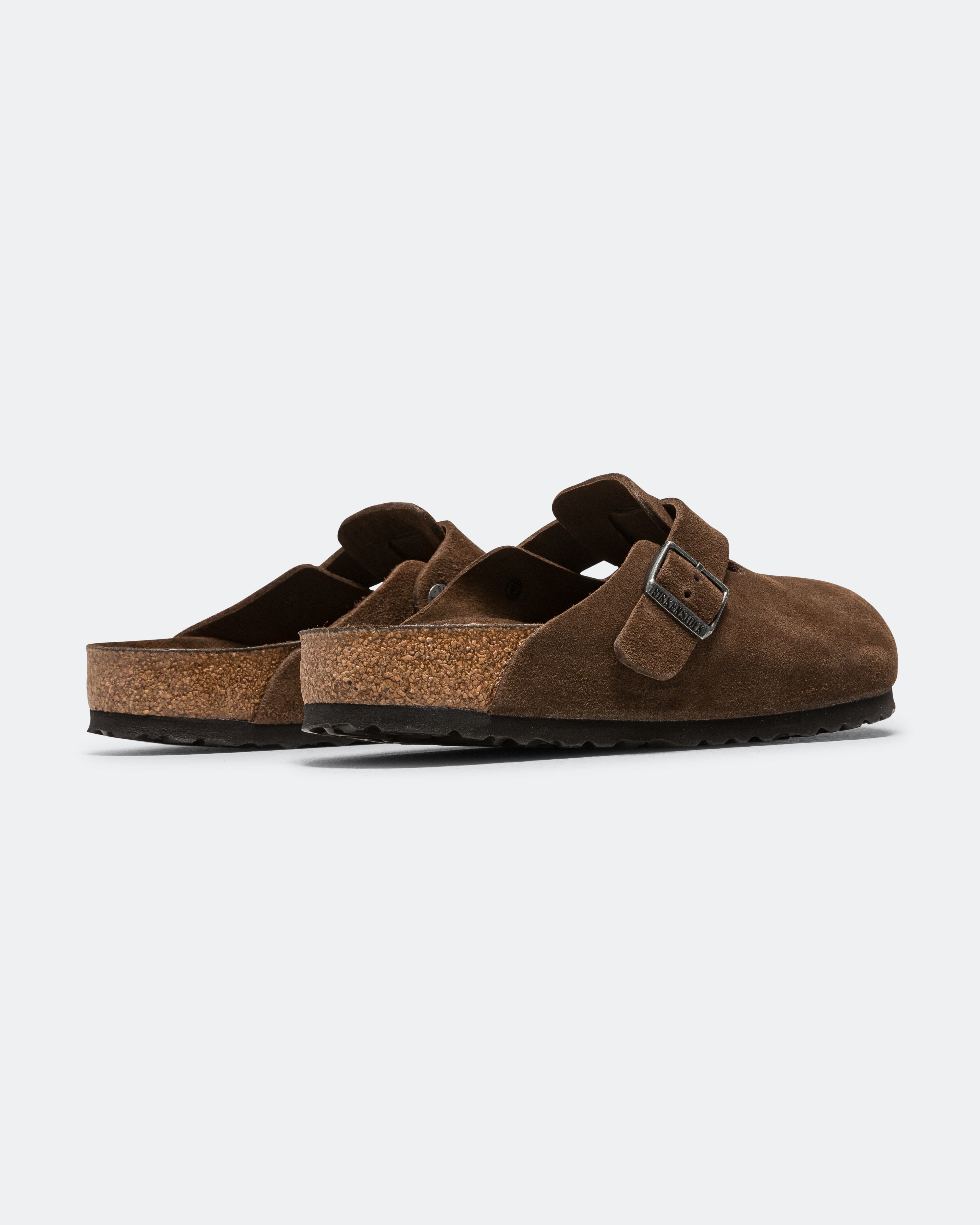 Birkenstock Boston SFB - Carafe Tonal Footbed Suede Leather