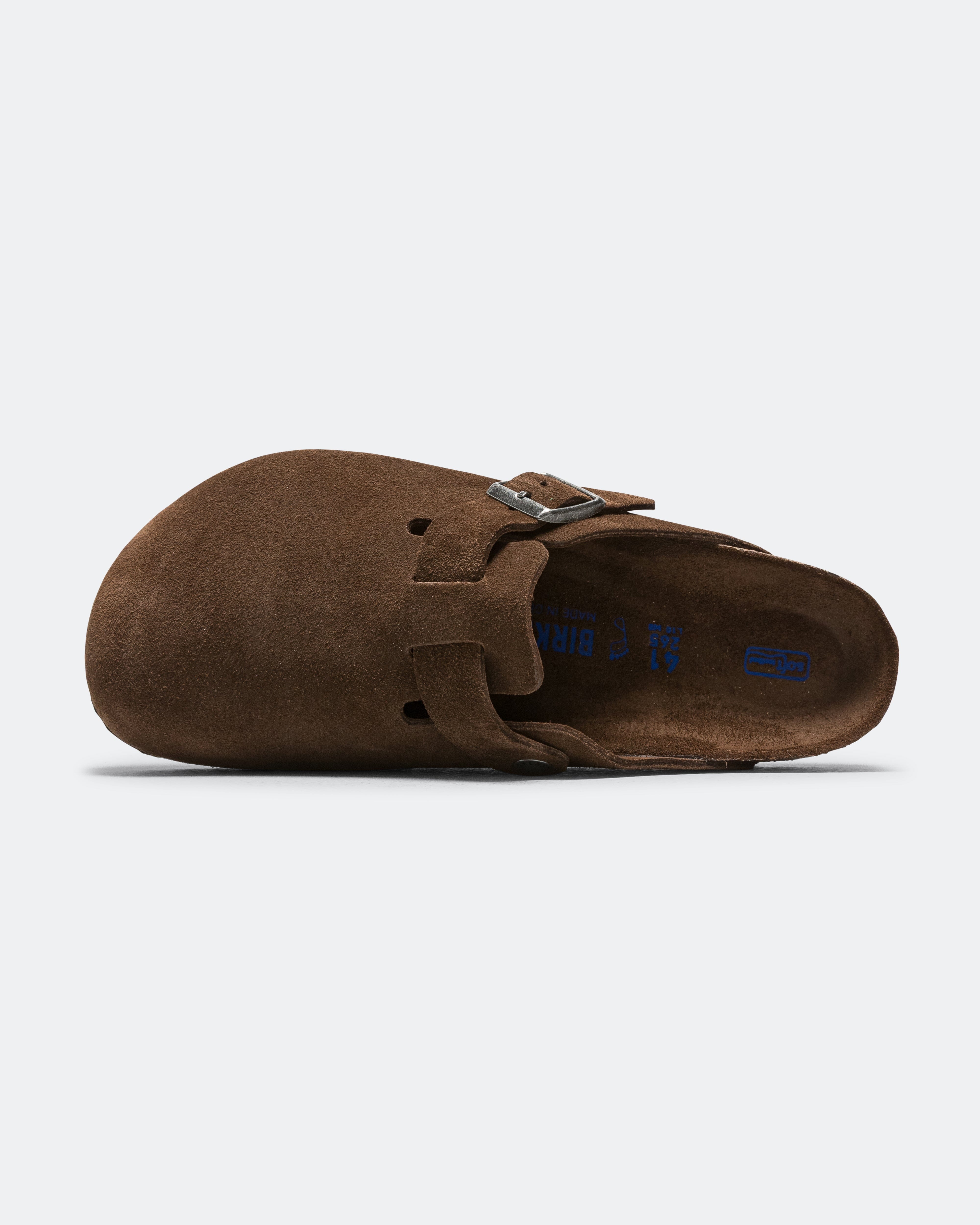 Birkenstock Boston SFB - Carafe Tonal Footbed Suede Leather