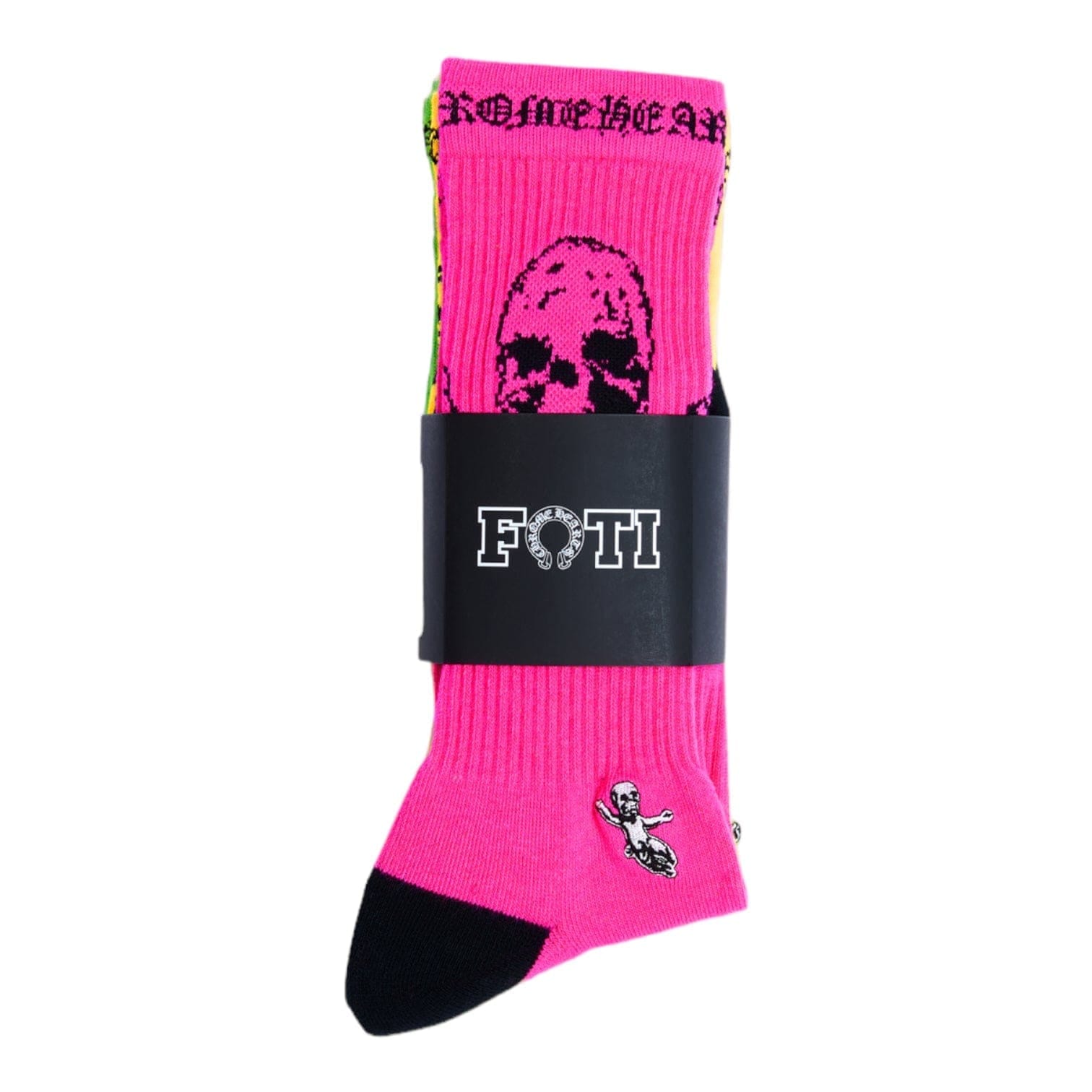Chrome Hearts FOTI 3 - Pack Socks Multicolor