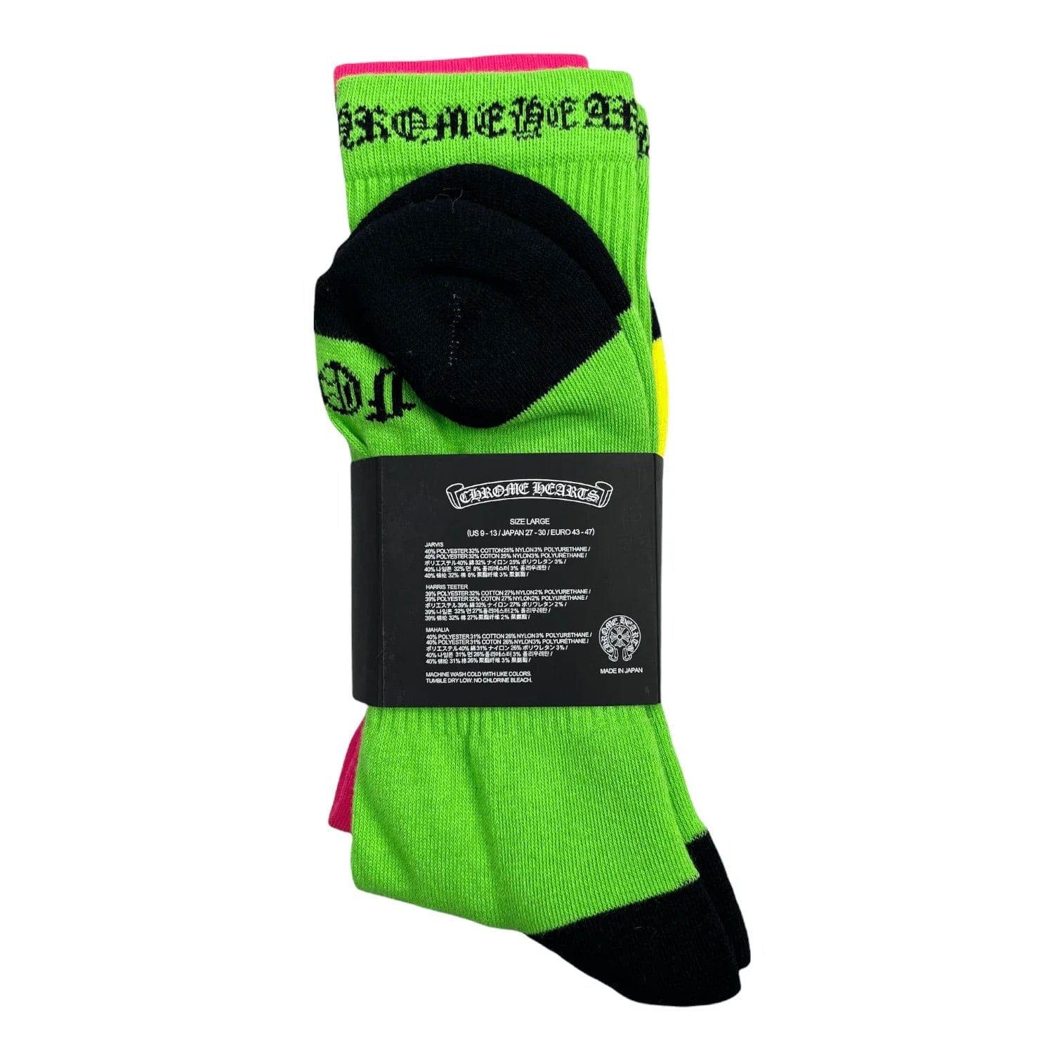 Chrome Hearts FOTI 3 - Pack Socks Multicolor