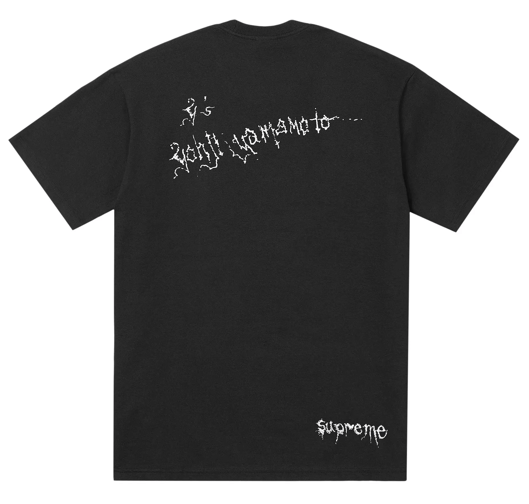 Supreme x Y’s Thinker T-Shirt Black (FW25)