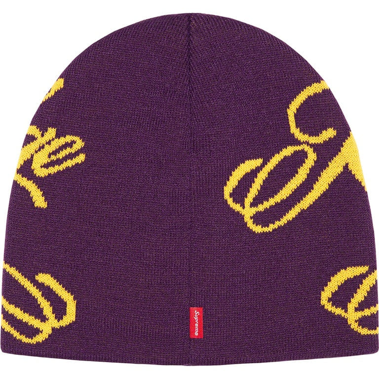 Supreme Knowledge Reigns Beanie Purple (WORN)
