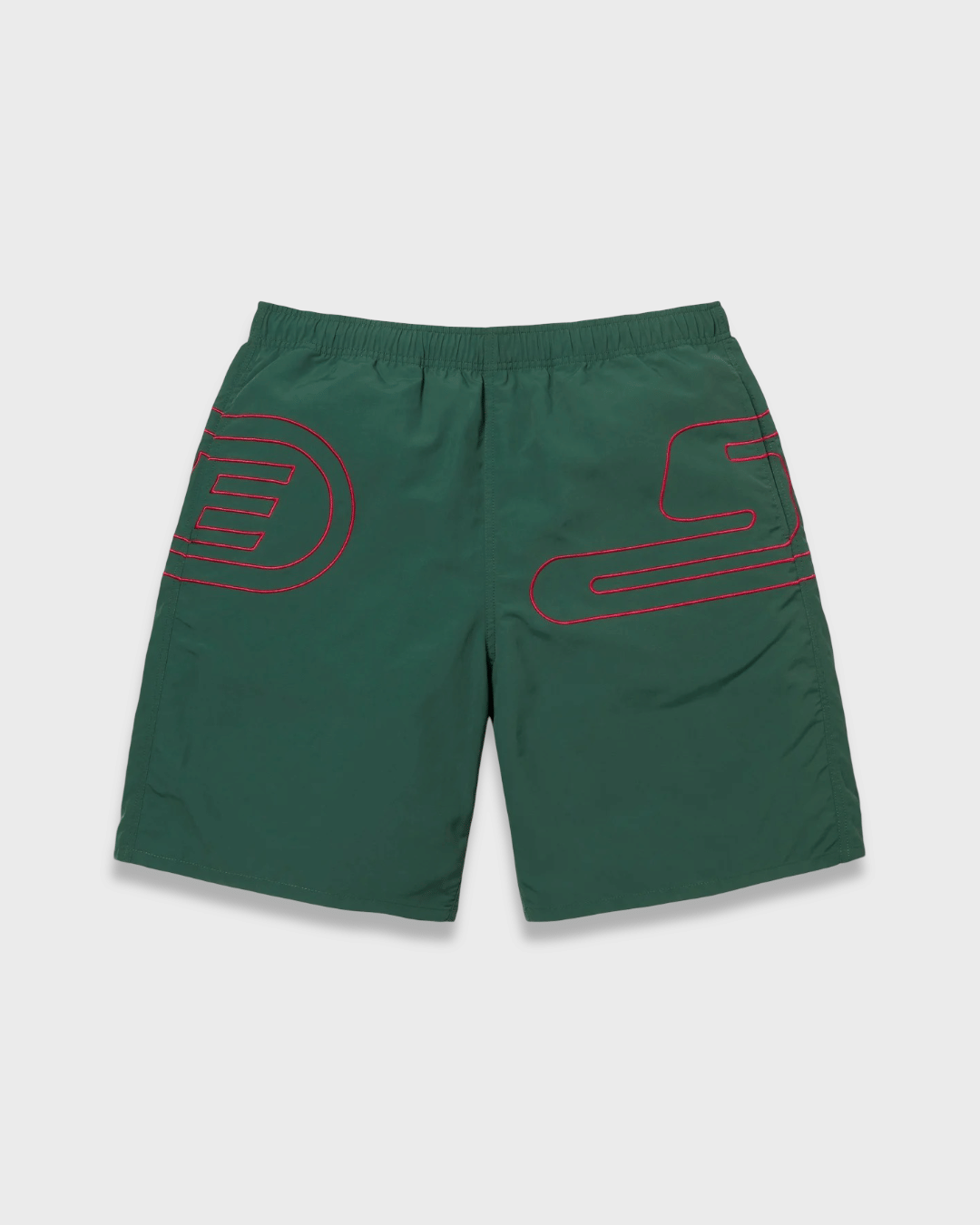 Supreme Big Logo Nylon Short Green