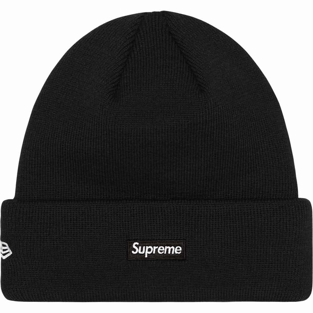 Supreme New Era Beanie Black