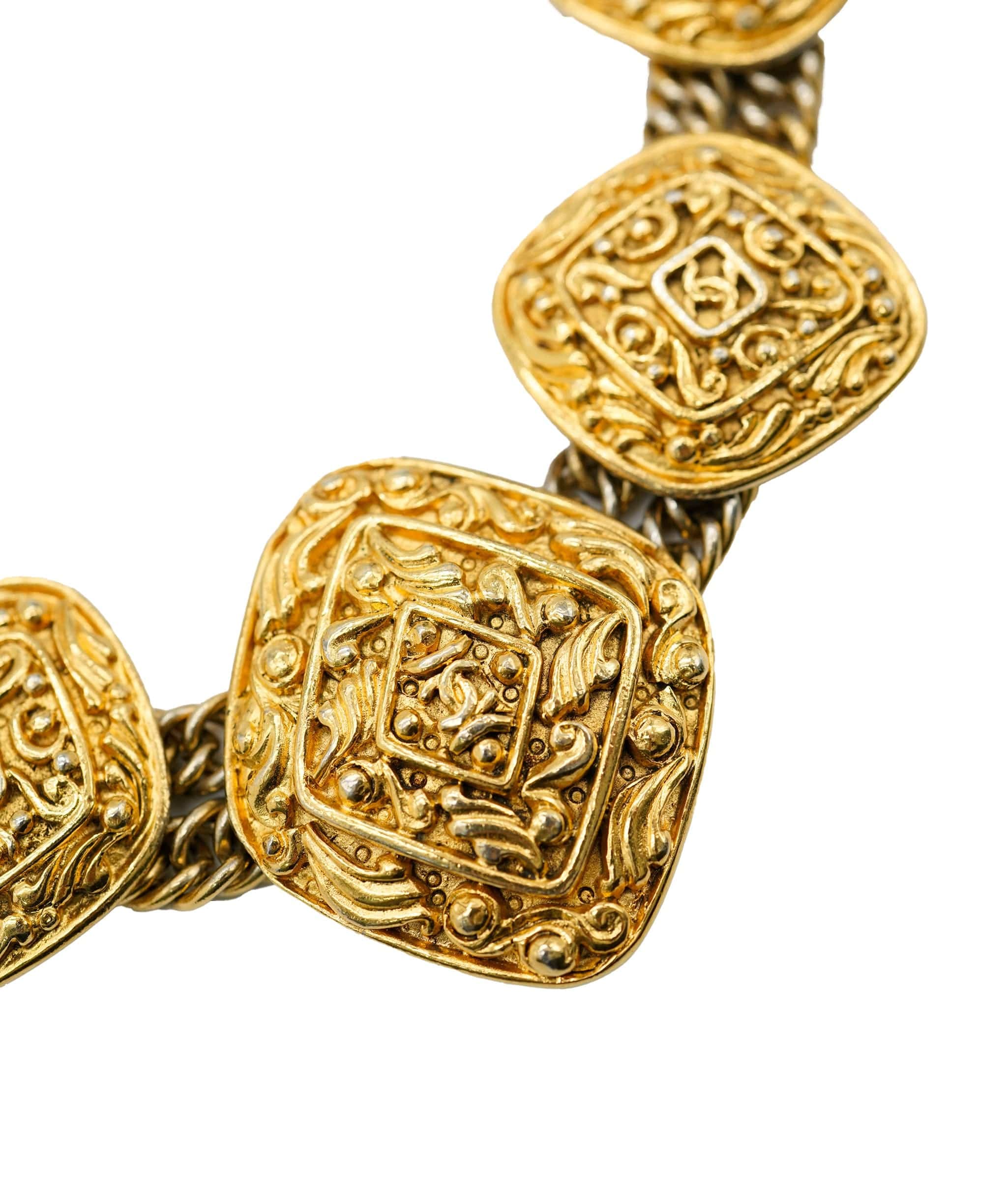 Chanel Vintage 5 Pendant Choker ASL2619